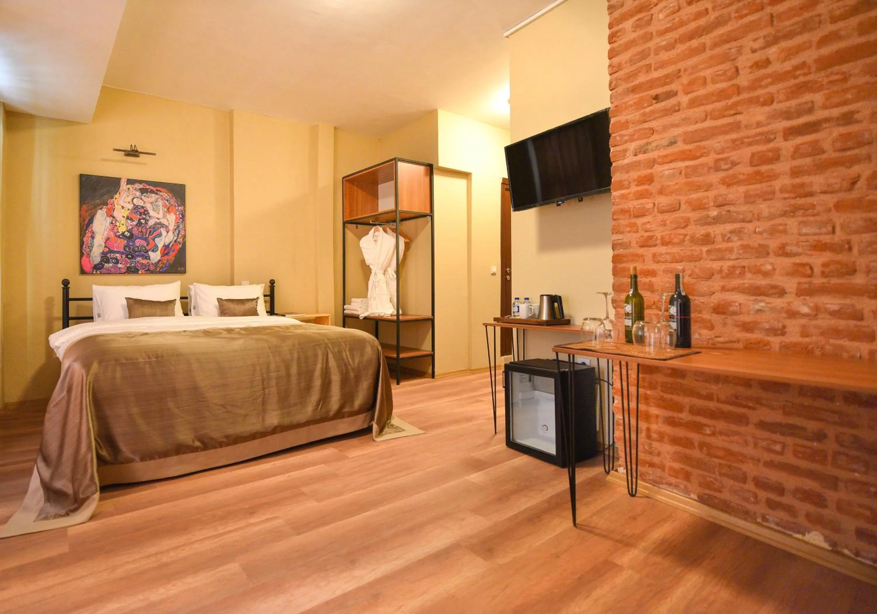 Bed in Maravilloso Hotel Pera