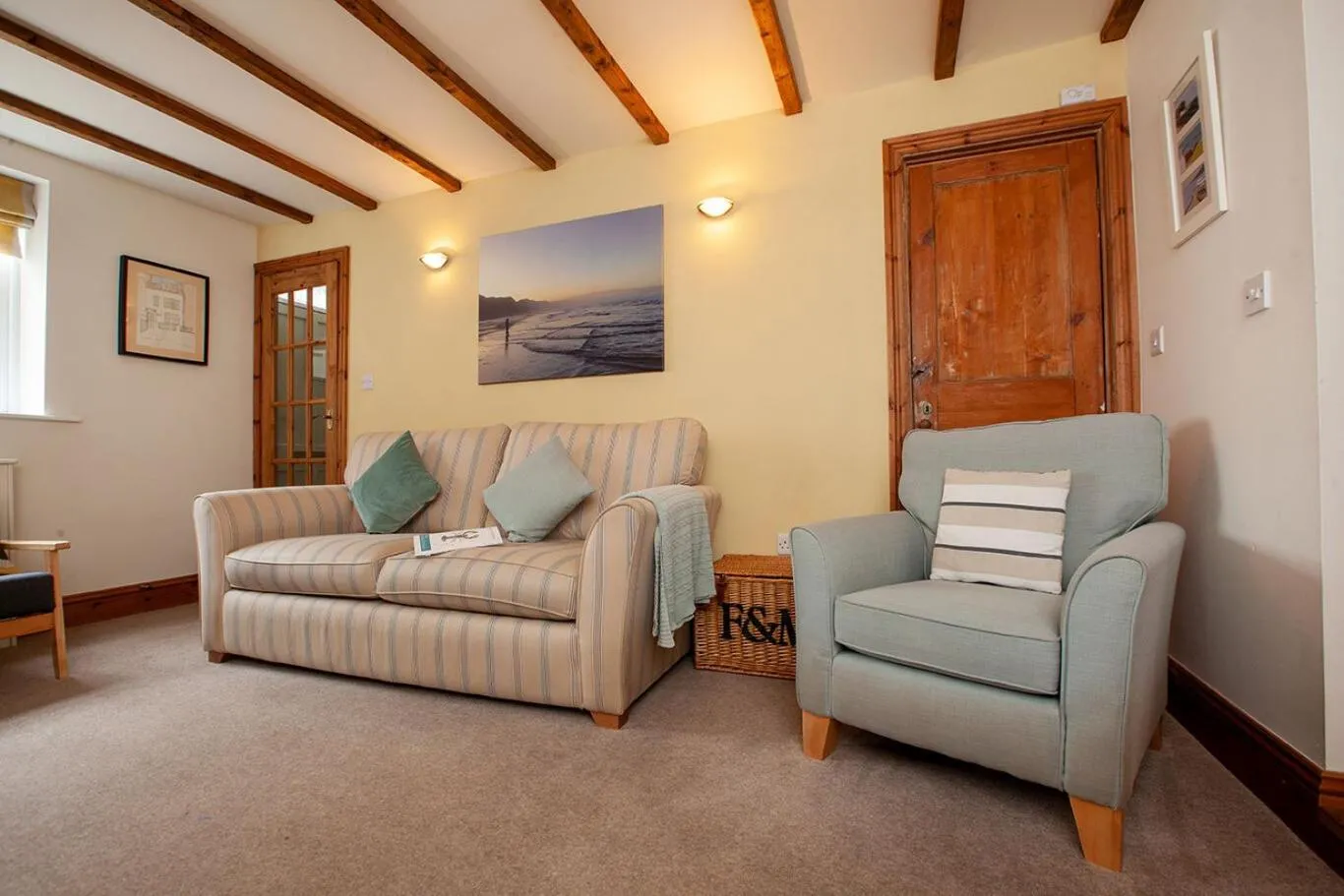 Living room in Farndale Cottage