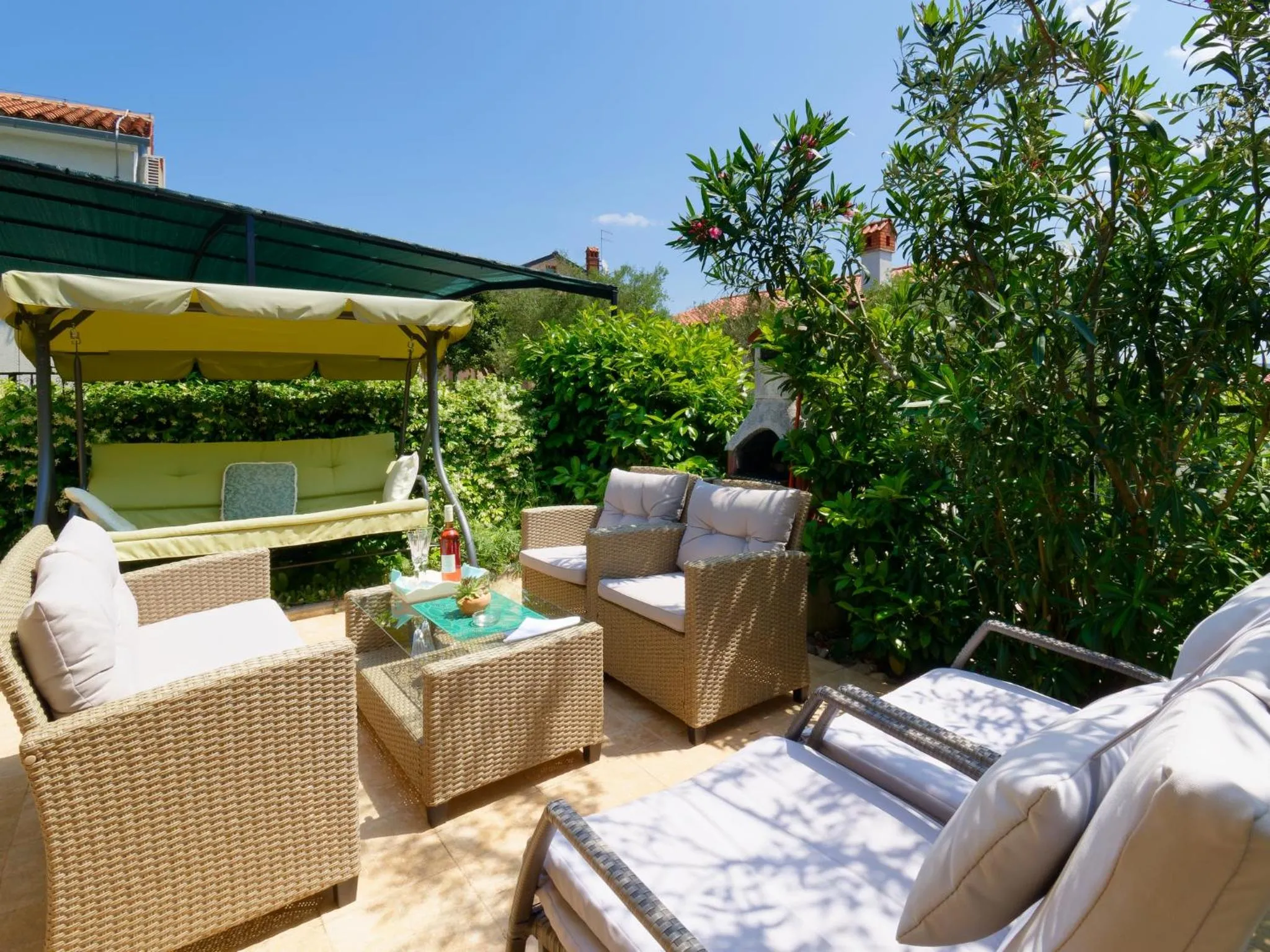 Garden in Holiday Home Nevena by Rent Istria