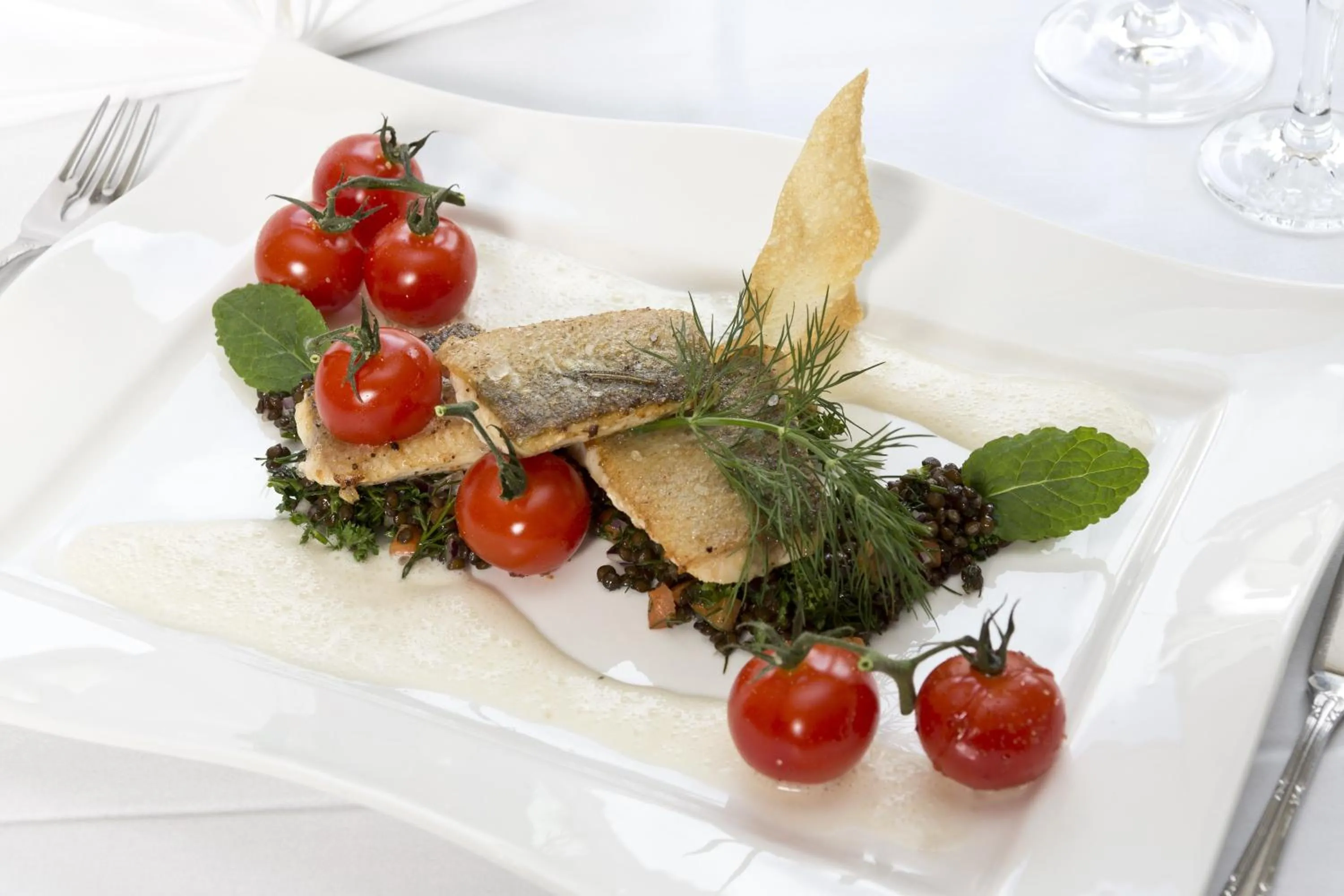 Food close-up in Seehotel Ecktannen