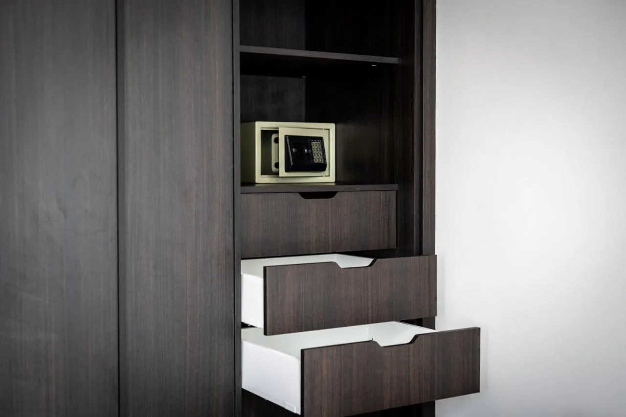 safe, Bed in Seehotel Ecktannen