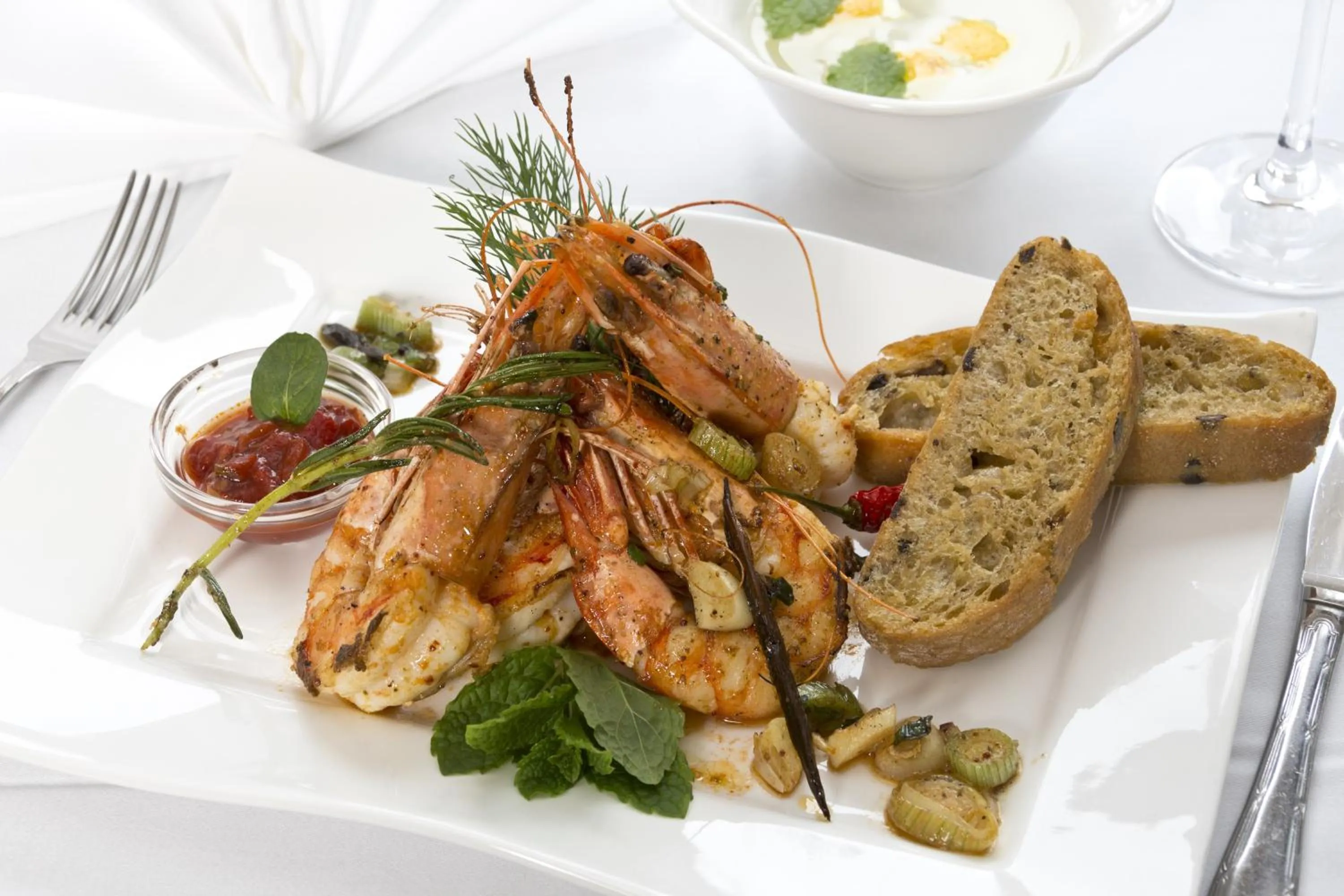 Food close-up in Seehotel Ecktannen