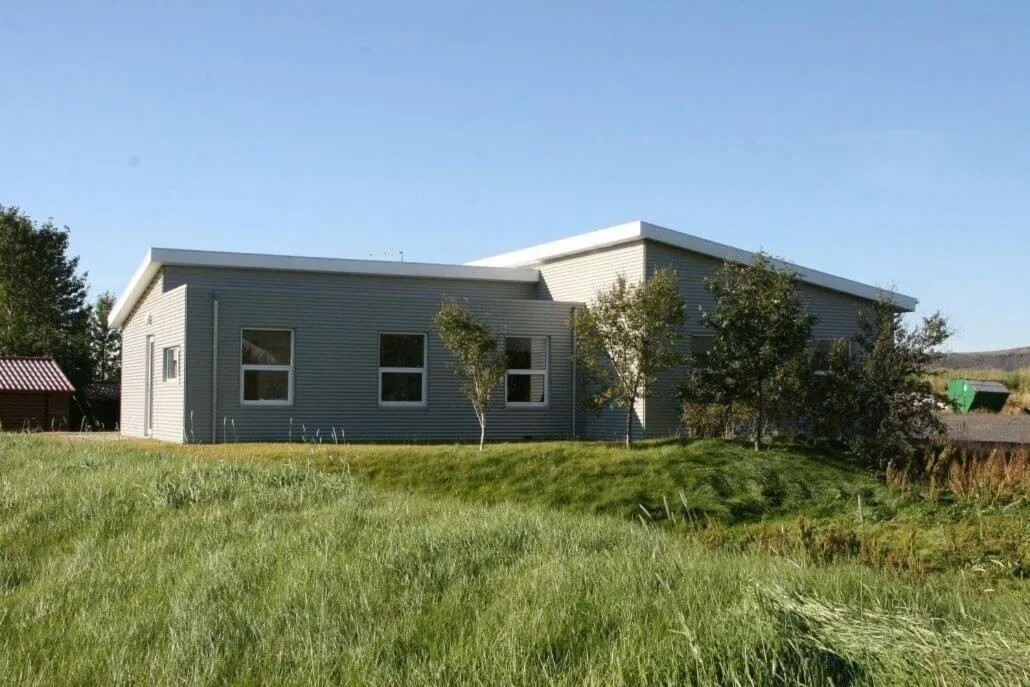 Property building in Guesthouse Eldhestar