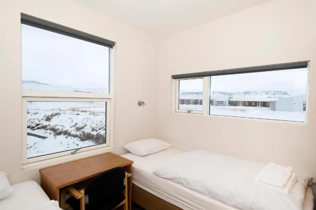 Winter, Bed in Guesthouse Eldhestar