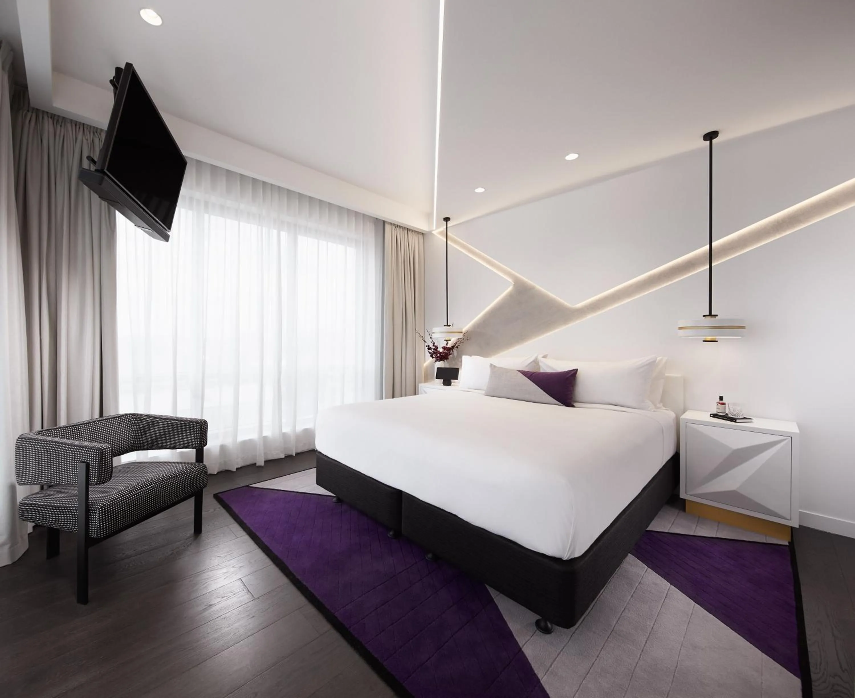 Bedroom, Bed in Hotel X Brisbane Fortitude Vly, Vignette Collection by IHG