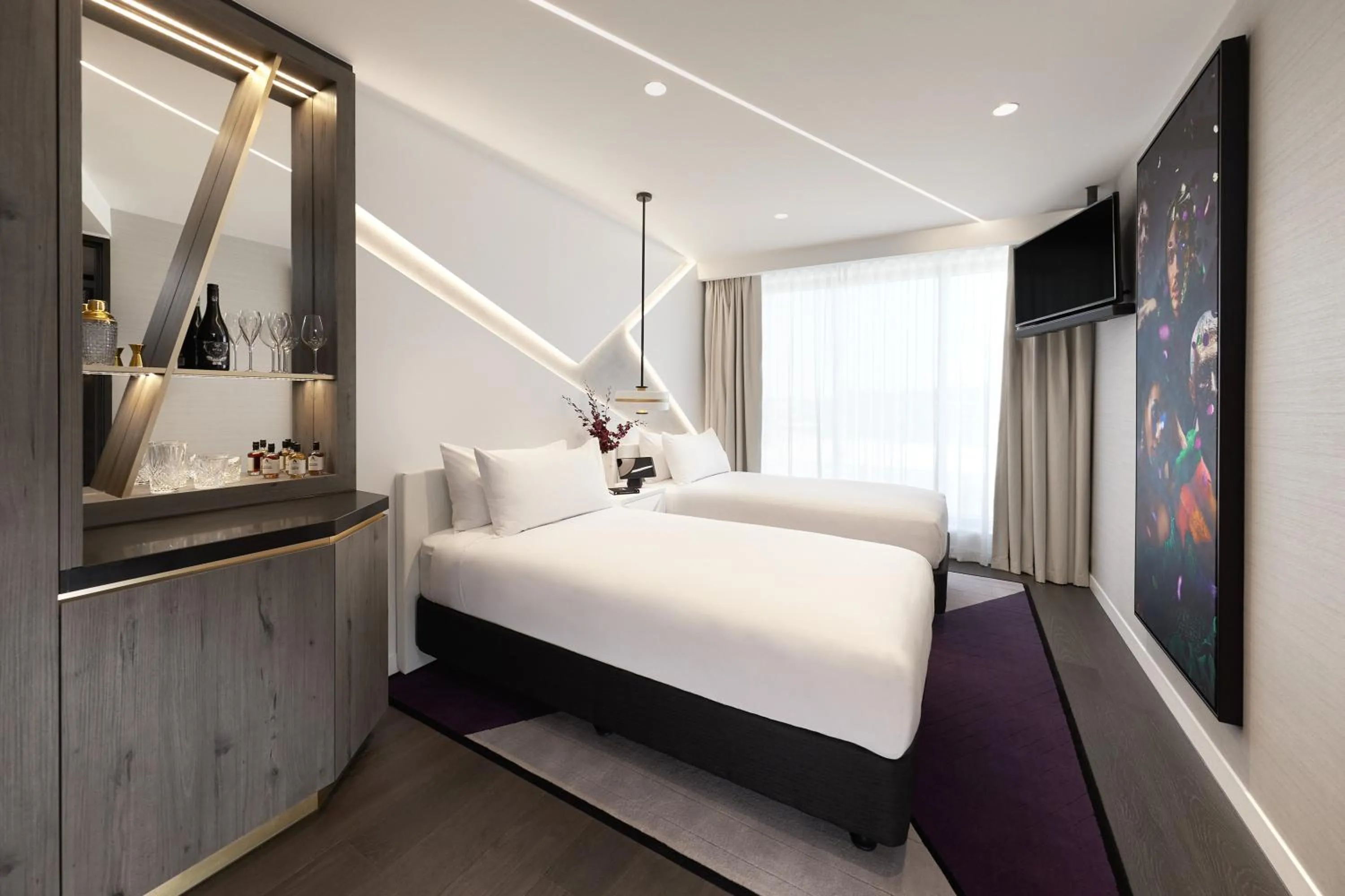 Photo of the whole room, Bed in Hotel X Brisbane Fortitude Vly, Vignette Collection by IHG