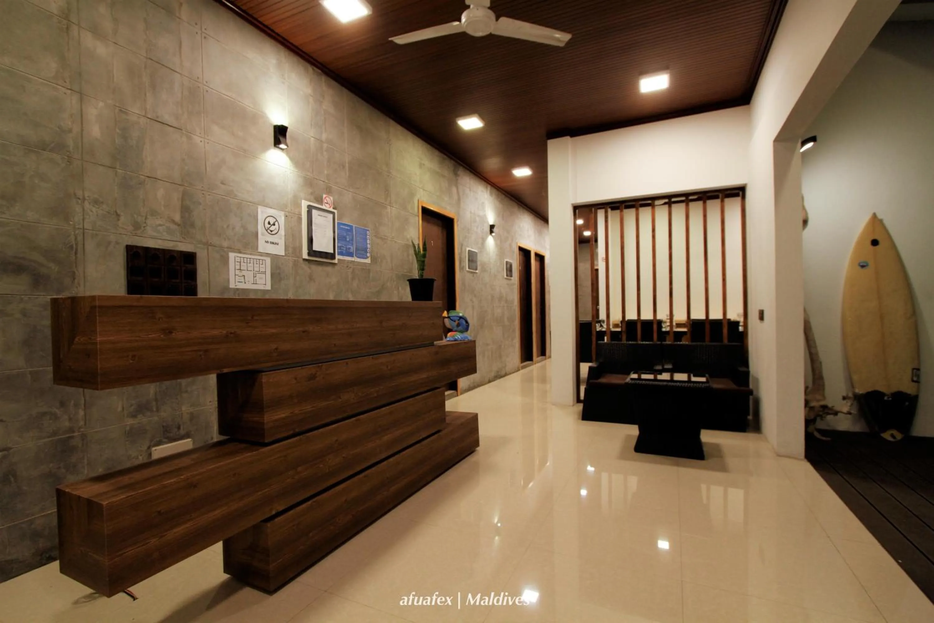 Lobby or reception in Huvan Inn