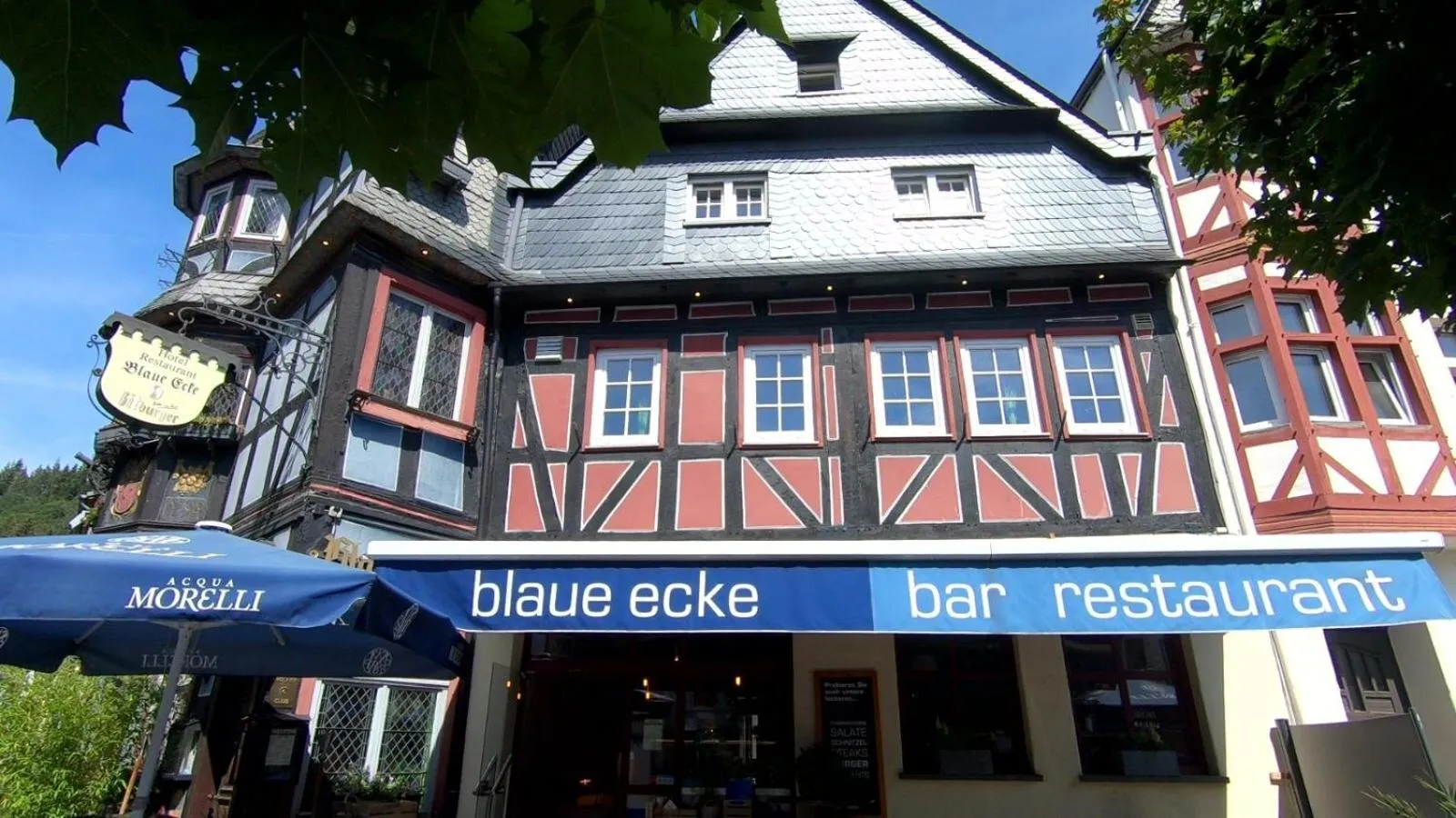 Property building in Hotel Blaue Ecke