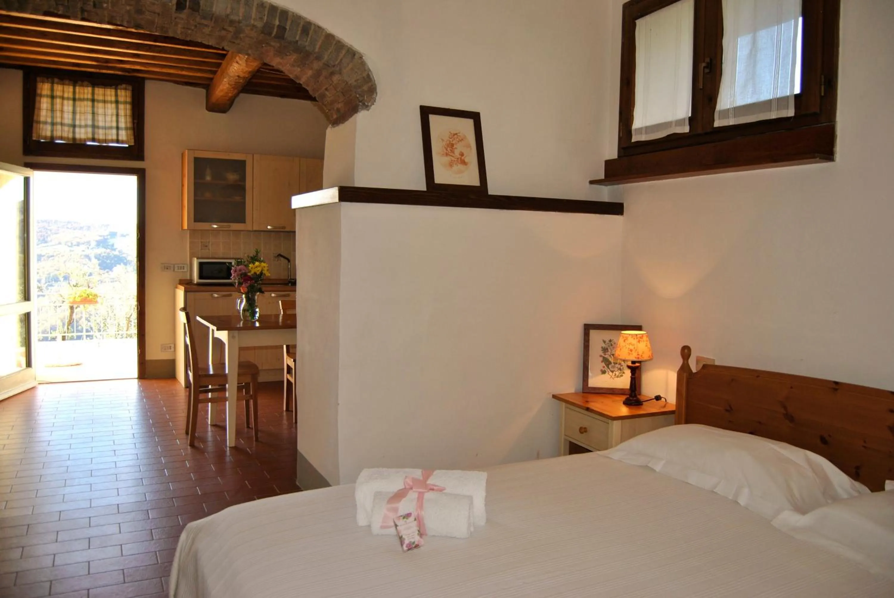 Bed in Agriturismo Antico Loggiato