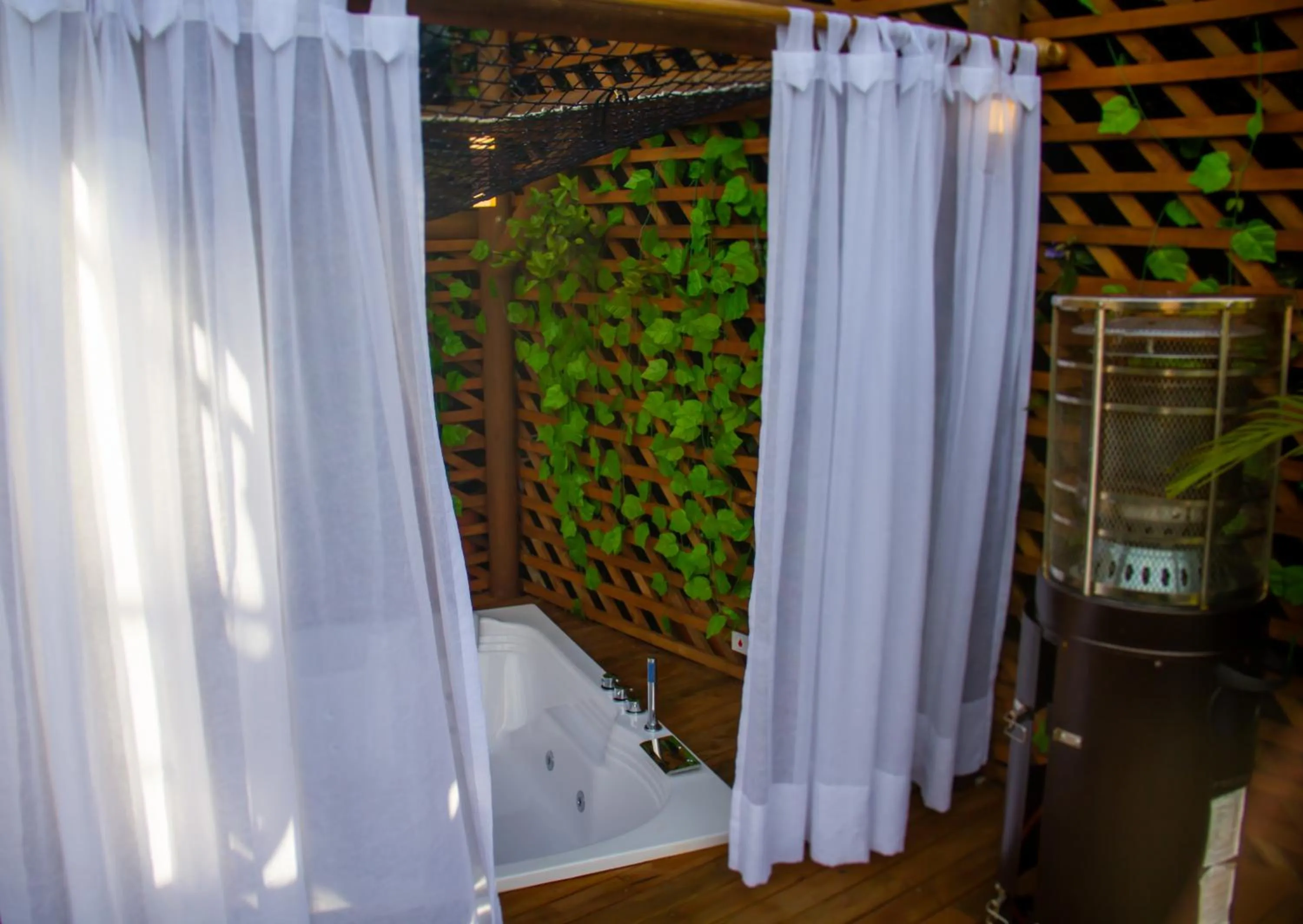 Hot Tub in Sotavento Cabañas