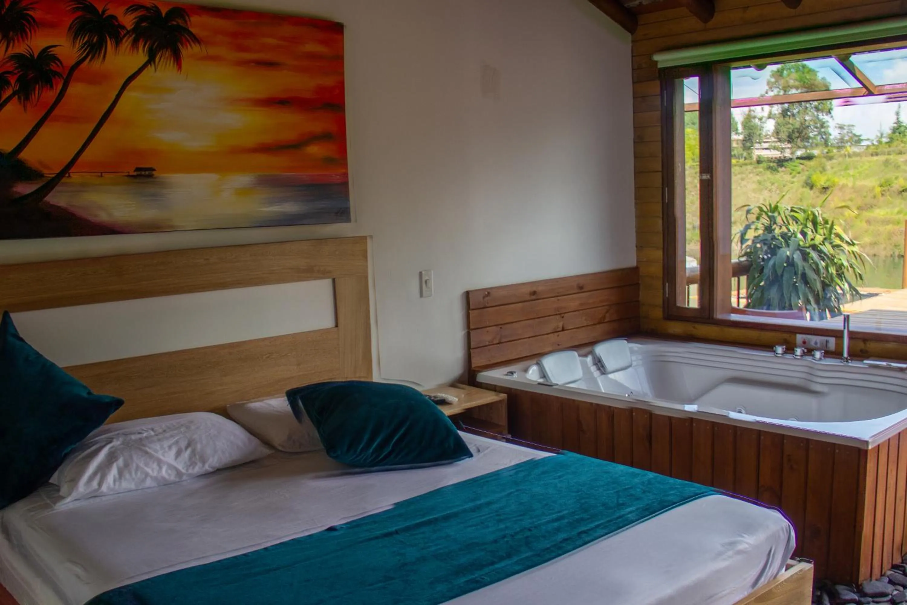 Photo of the whole room, Bed in Sotavento Cabañas