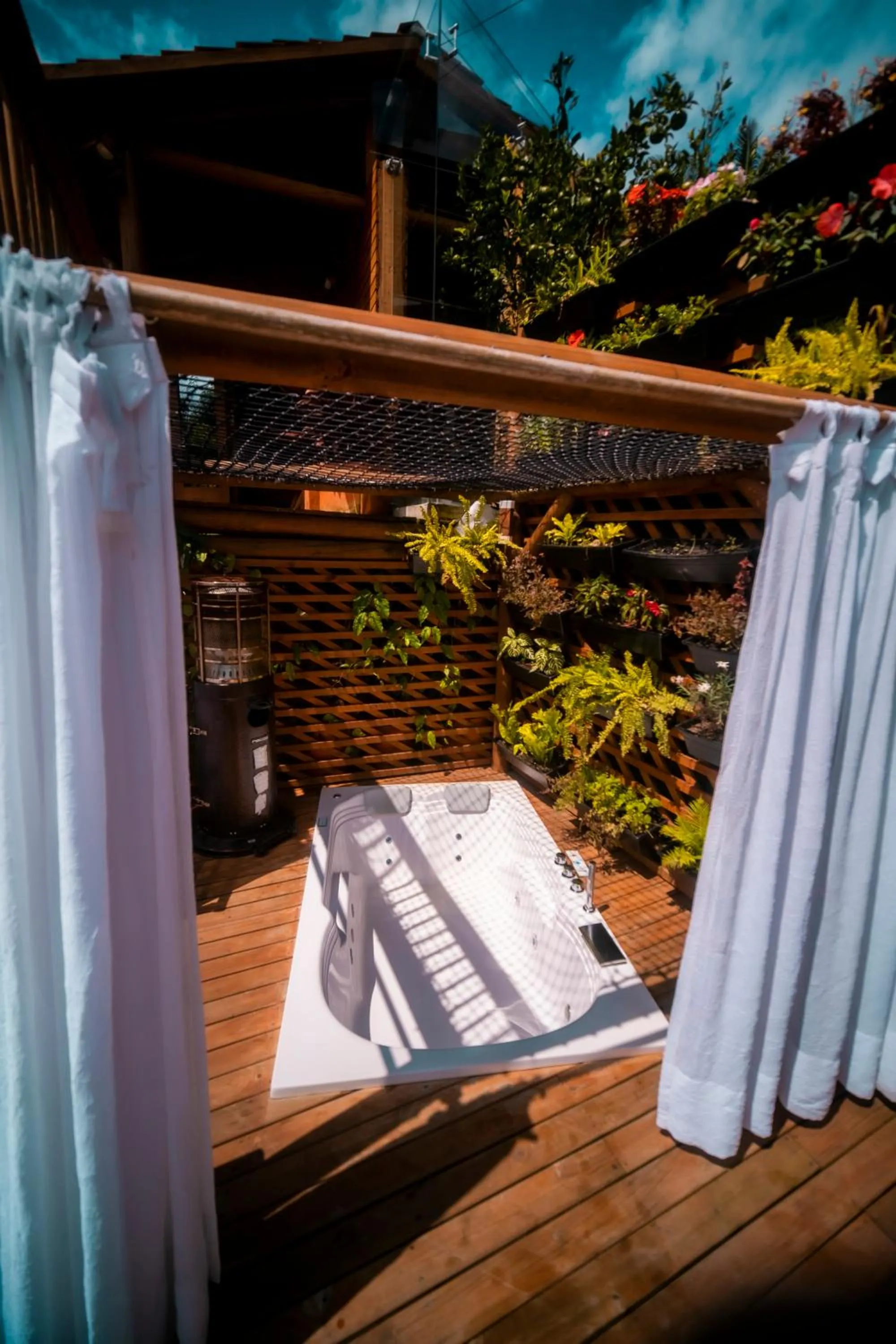 Hot Tub in Sotavento Cabañas