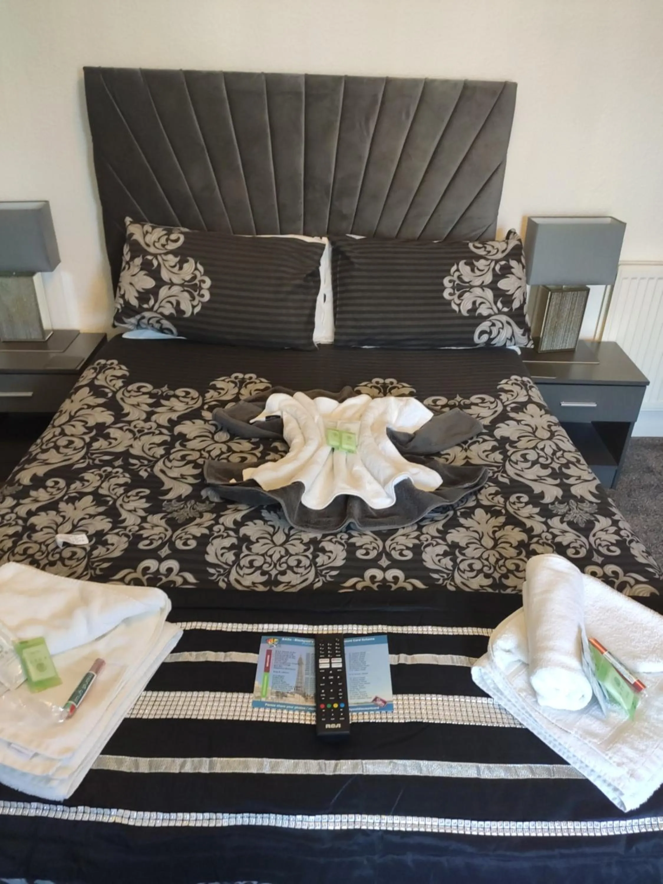 Bed in Mardi Gras Hotel