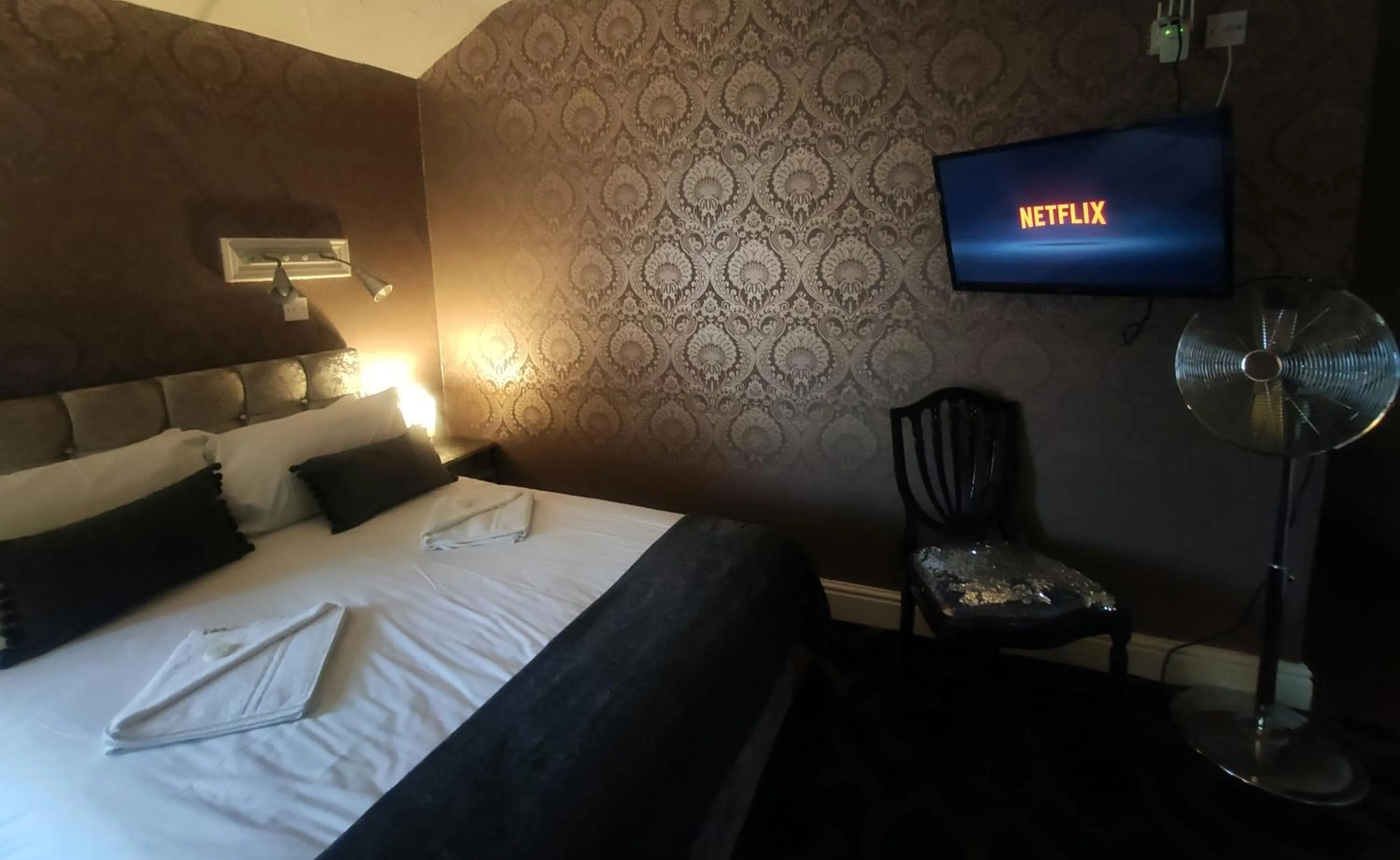 Bed in Mardi Gras Hotel