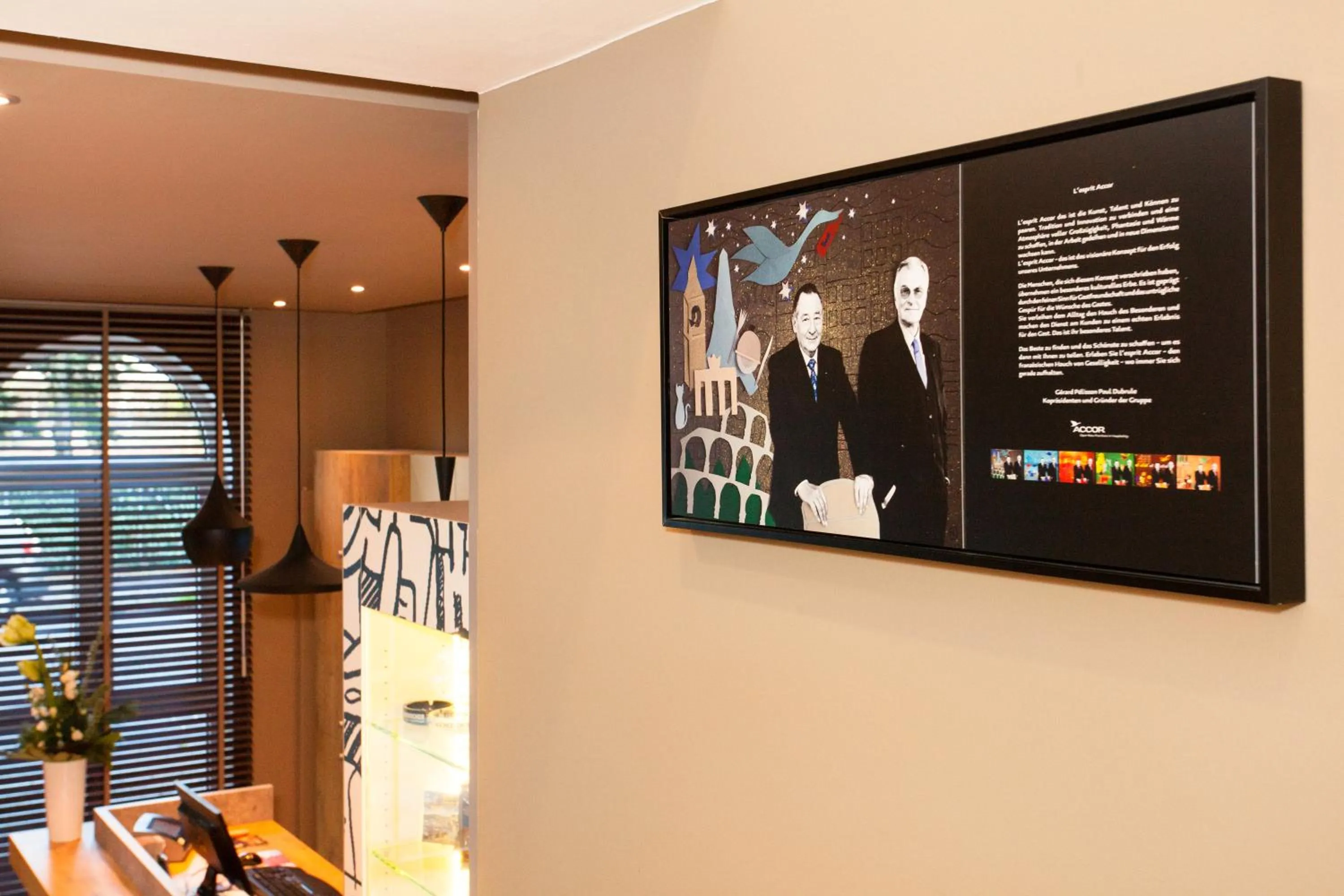 Decorative detail in ibis Saarbrücken City