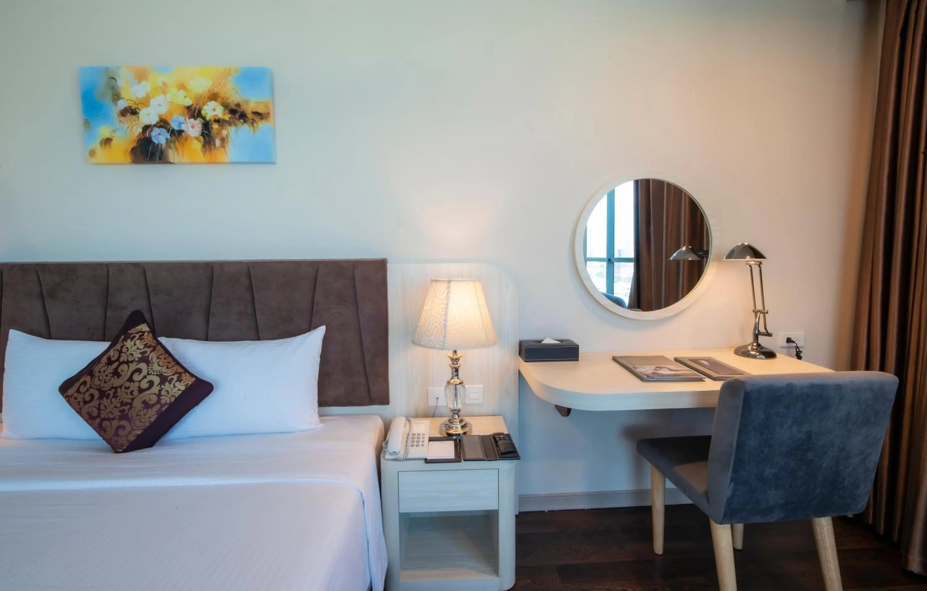 Bed in Muong Thanh Grand Da Nang Hotel