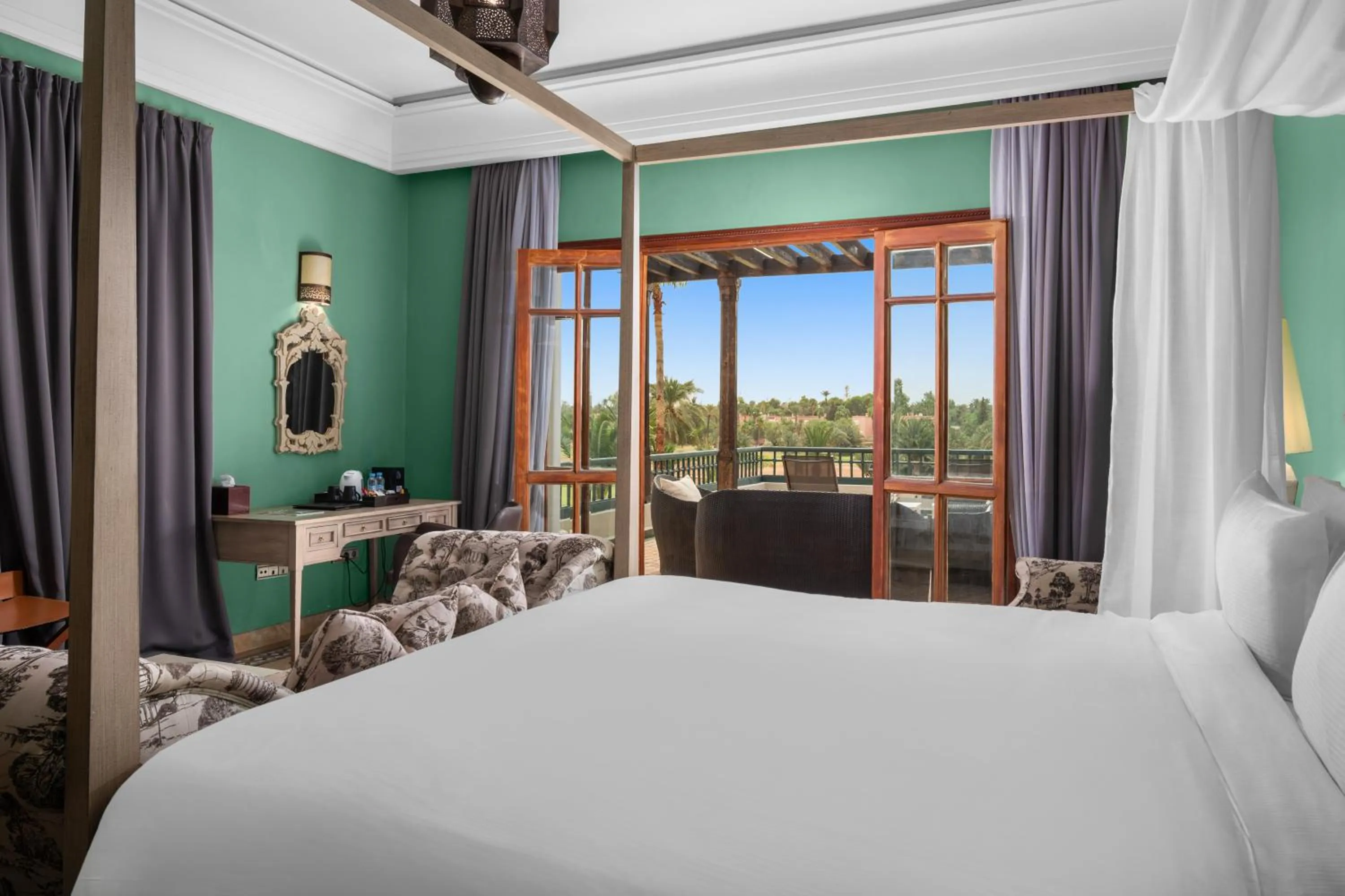 Bed in Palmeraie Golf Suites By Pickalbatros