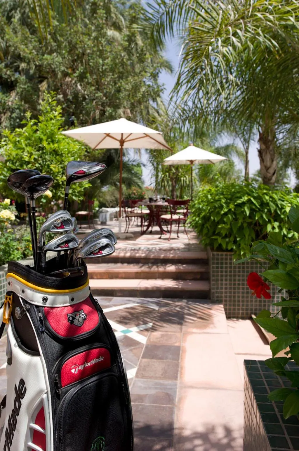 Patio in Golf Club Rotana Palmeraie