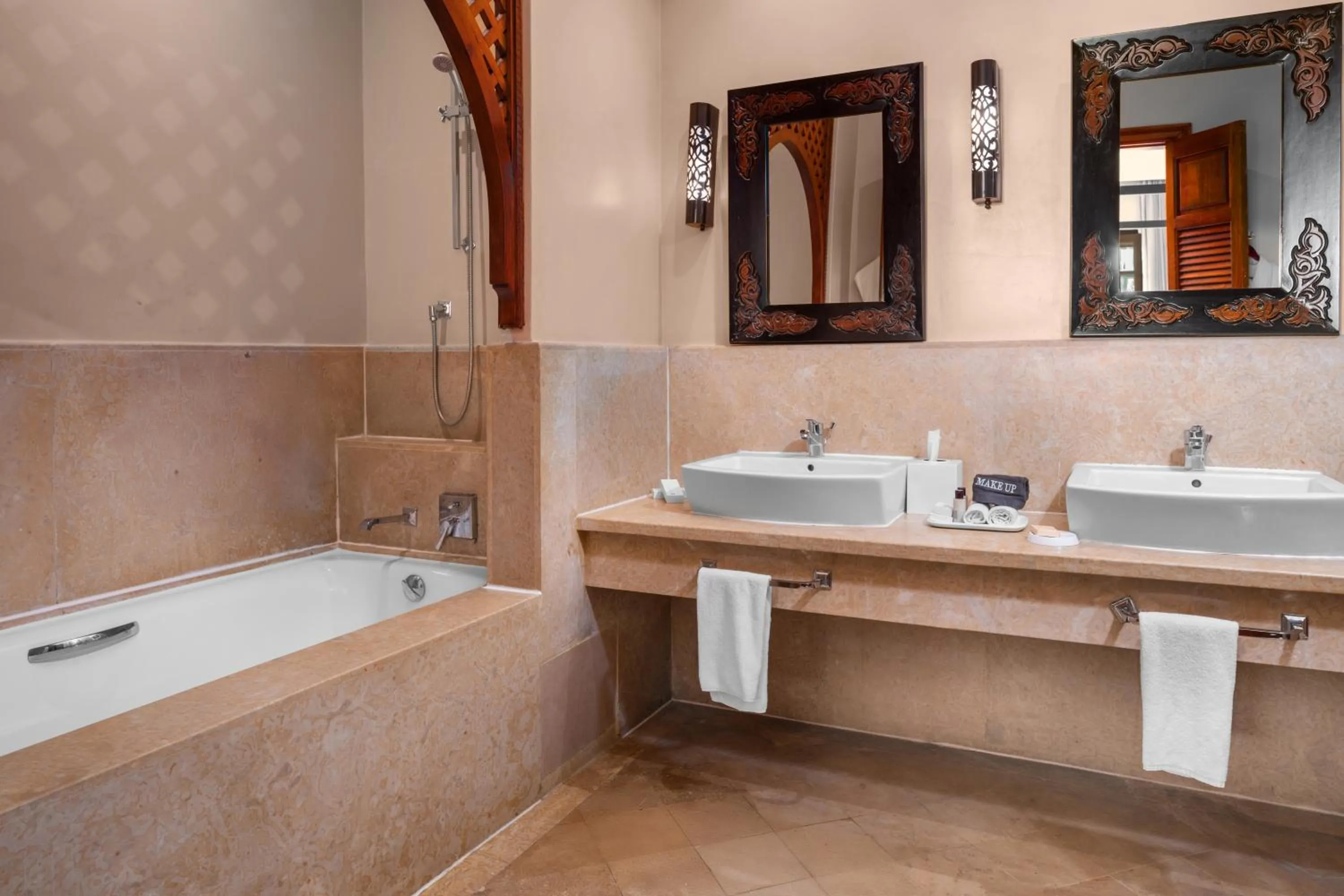Bathroom in Palmeraie Golf Suites By Pickalbatros