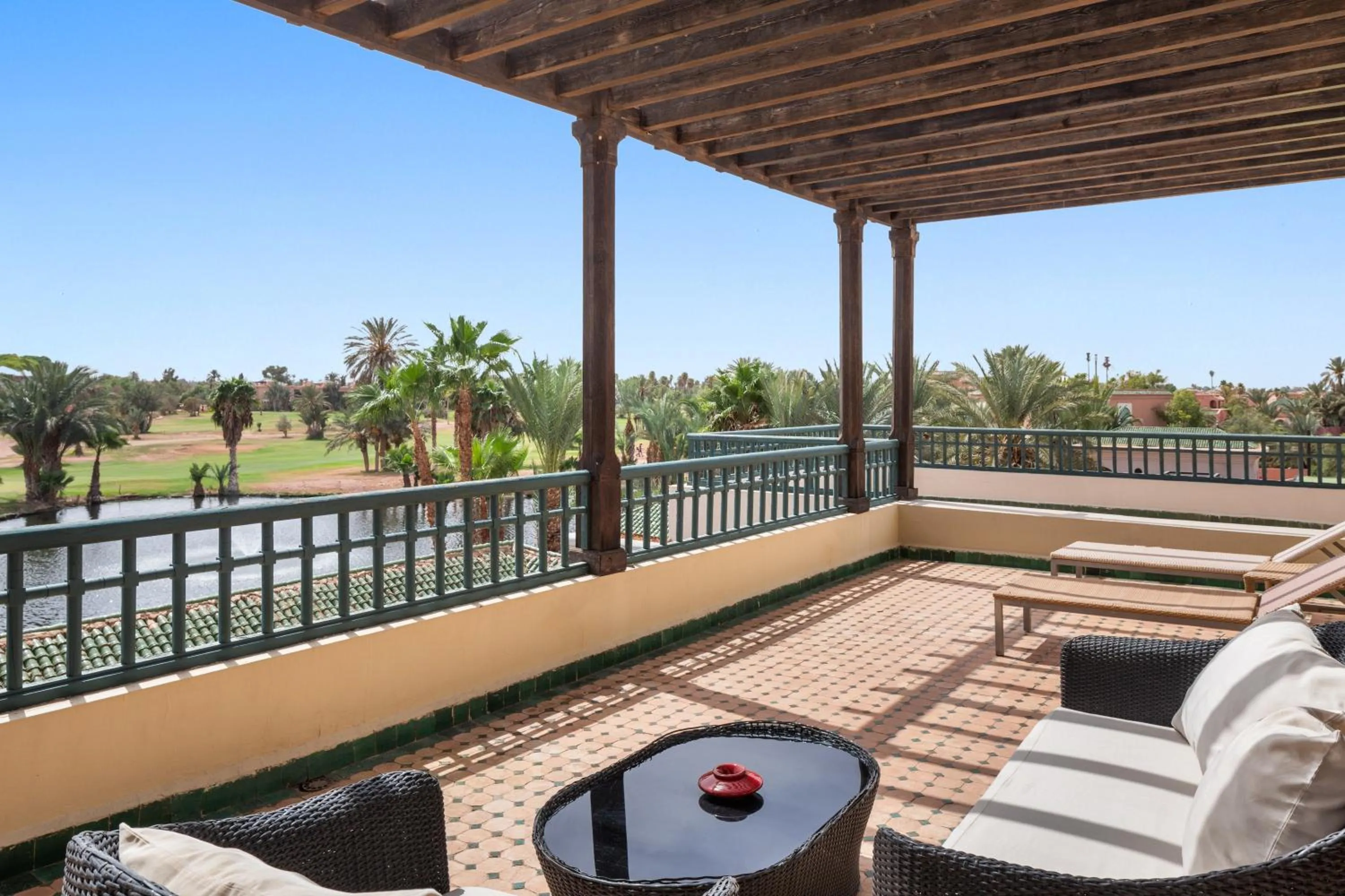 Balcony/Terrace in Palmeraie Golf Suites By Pickalbatros