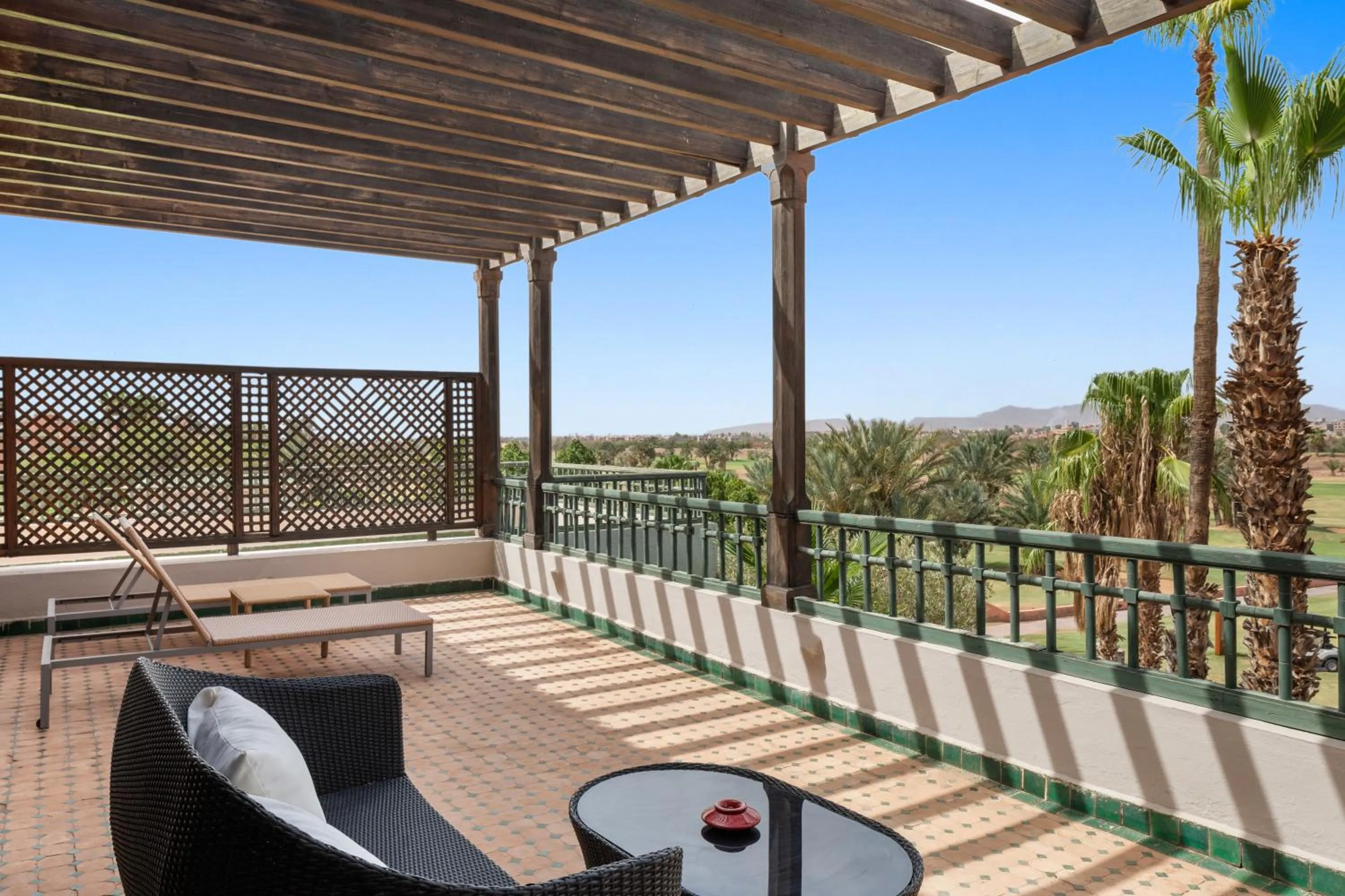 Balcony/Terrace in Palmeraie Golf Suites By Pickalbatros