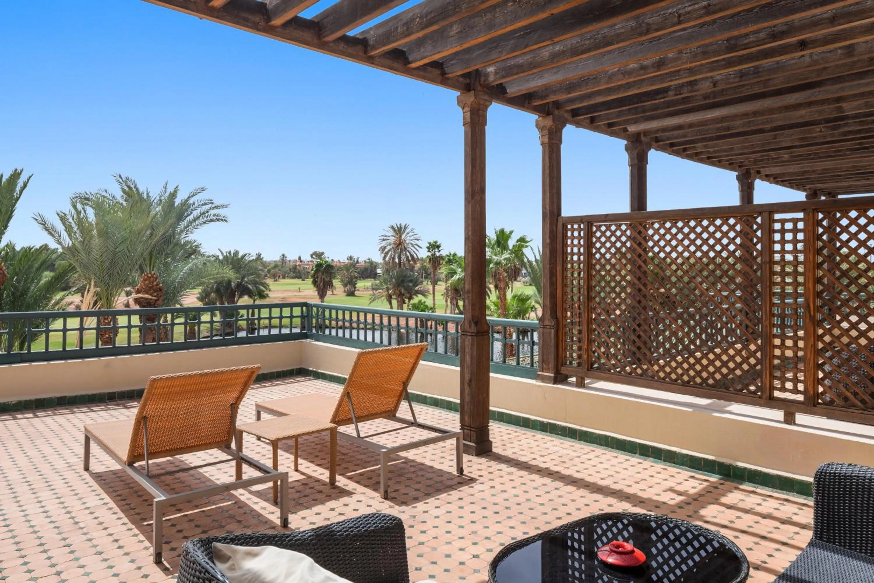 Balcony/Terrace in Palmeraie Golf Suites By Pickalbatros