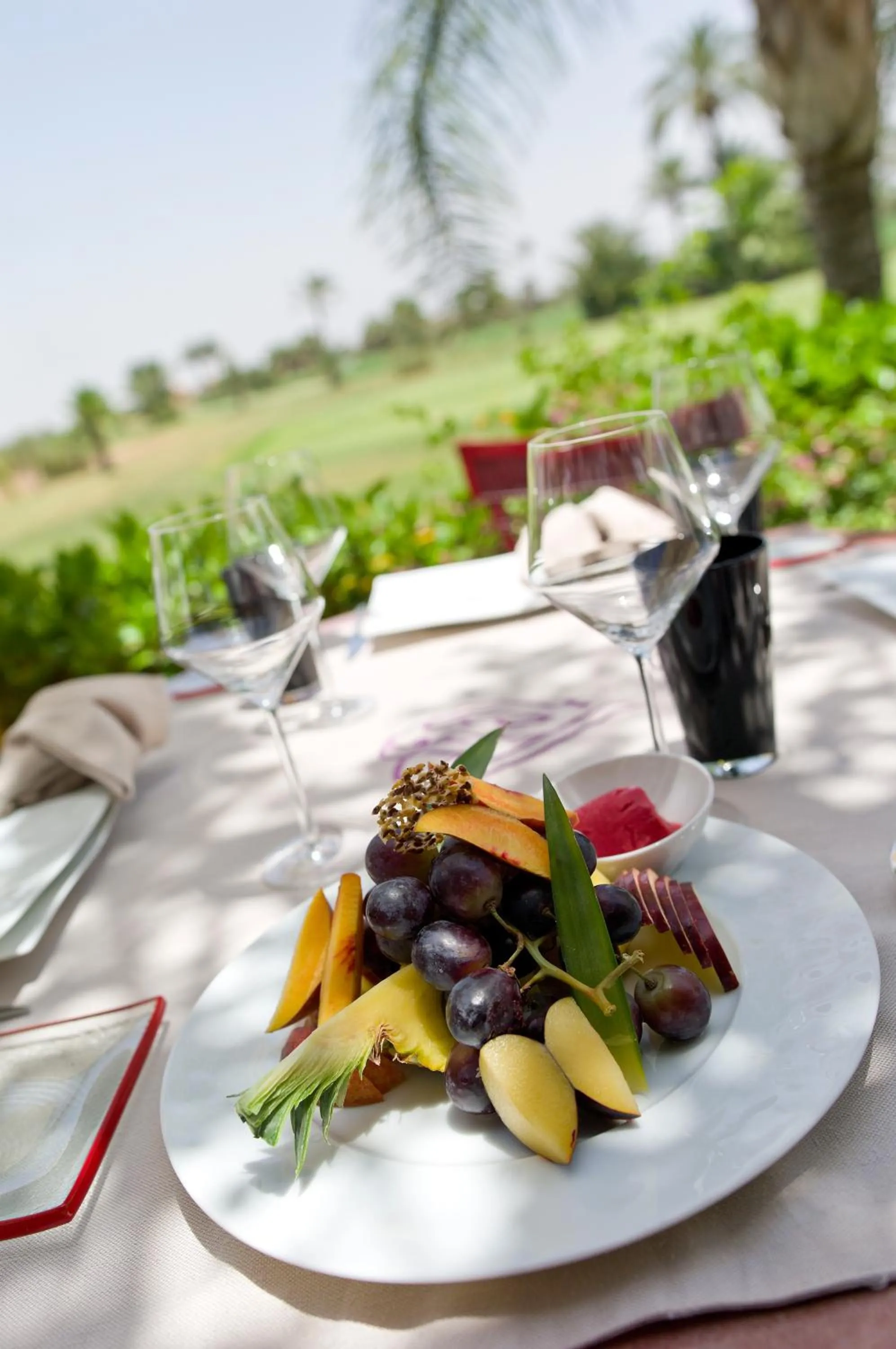 Food and drinks in Golf Club Rotana Palmeraie