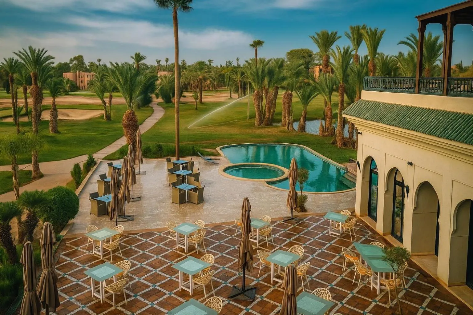 Property building in Palmeraie Golf Suites By Pickalbatros