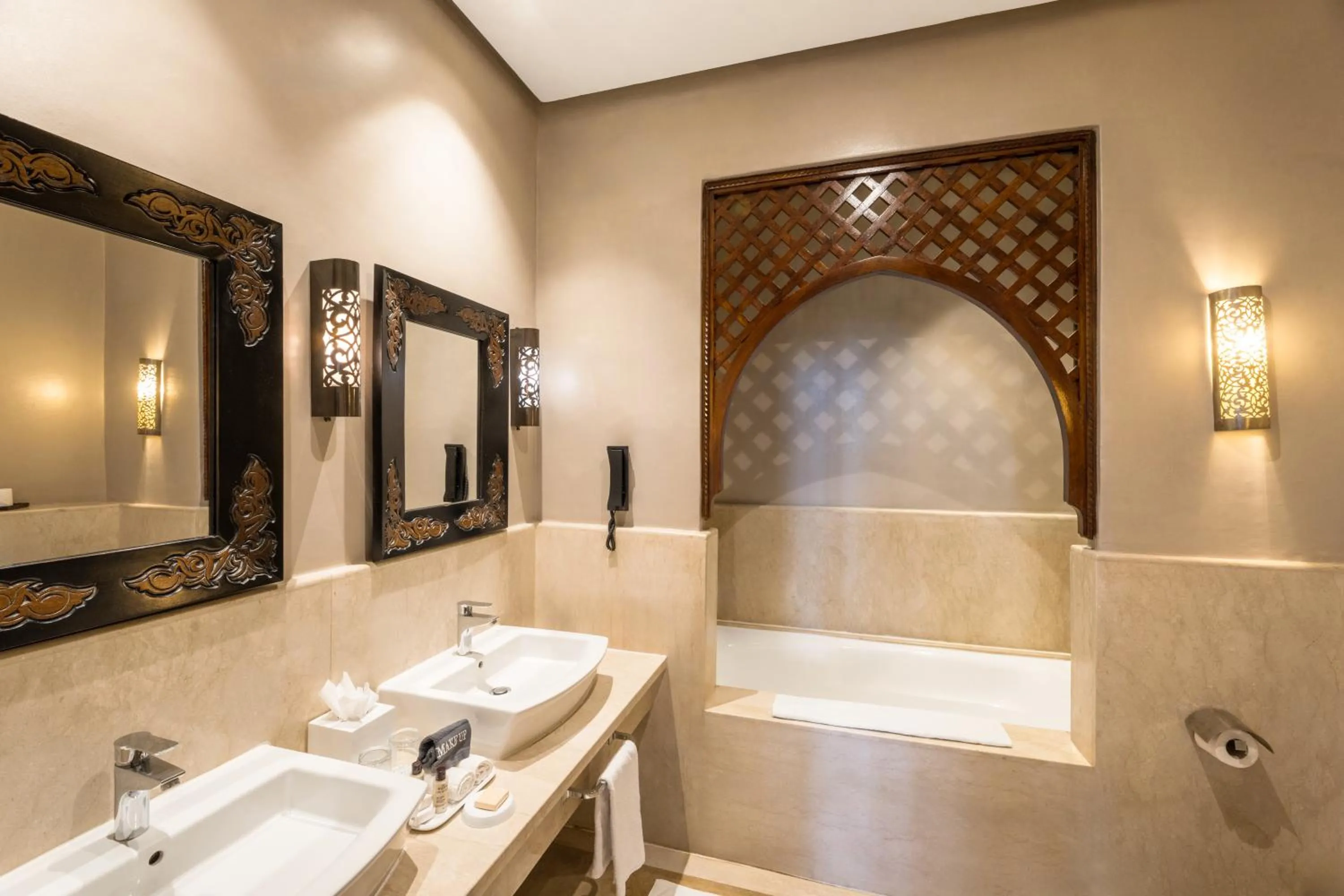 Bathroom in Palmeraie Golf Suites By Pickalbatros