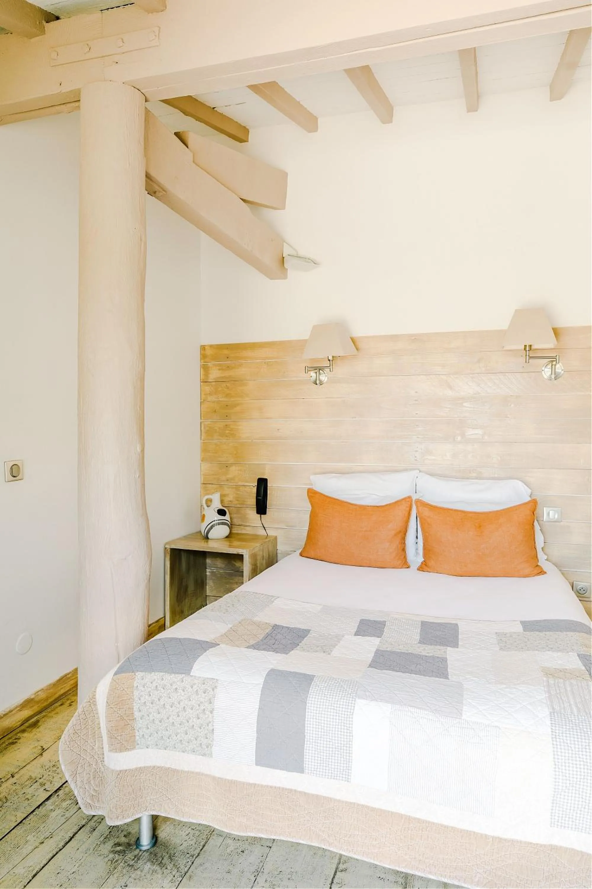 Photo of the whole room, Bed in Hôtel Restaurant Les Arnelles