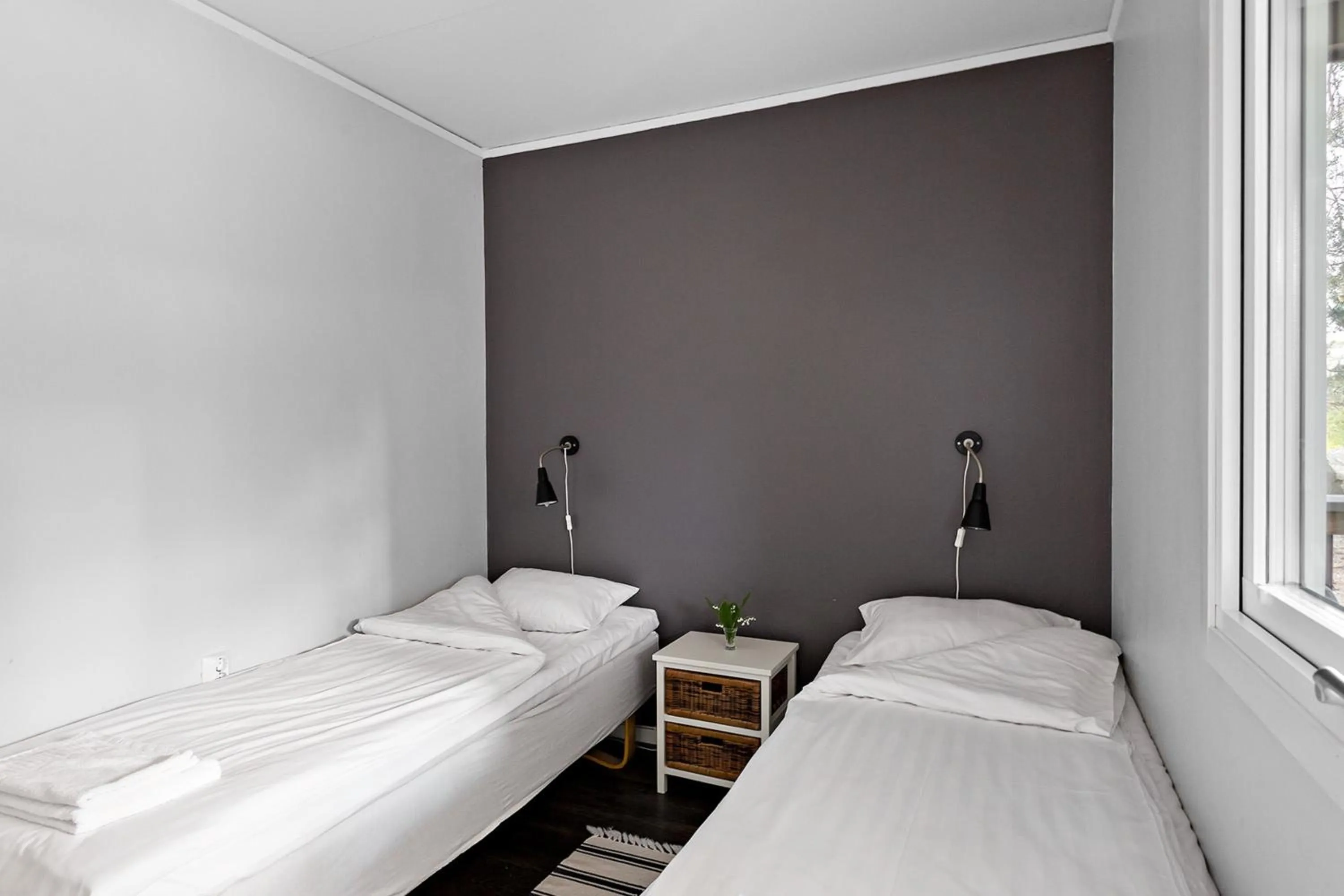 Bedroom, Bed in First Camp Gunnarsö-Oskarshamn