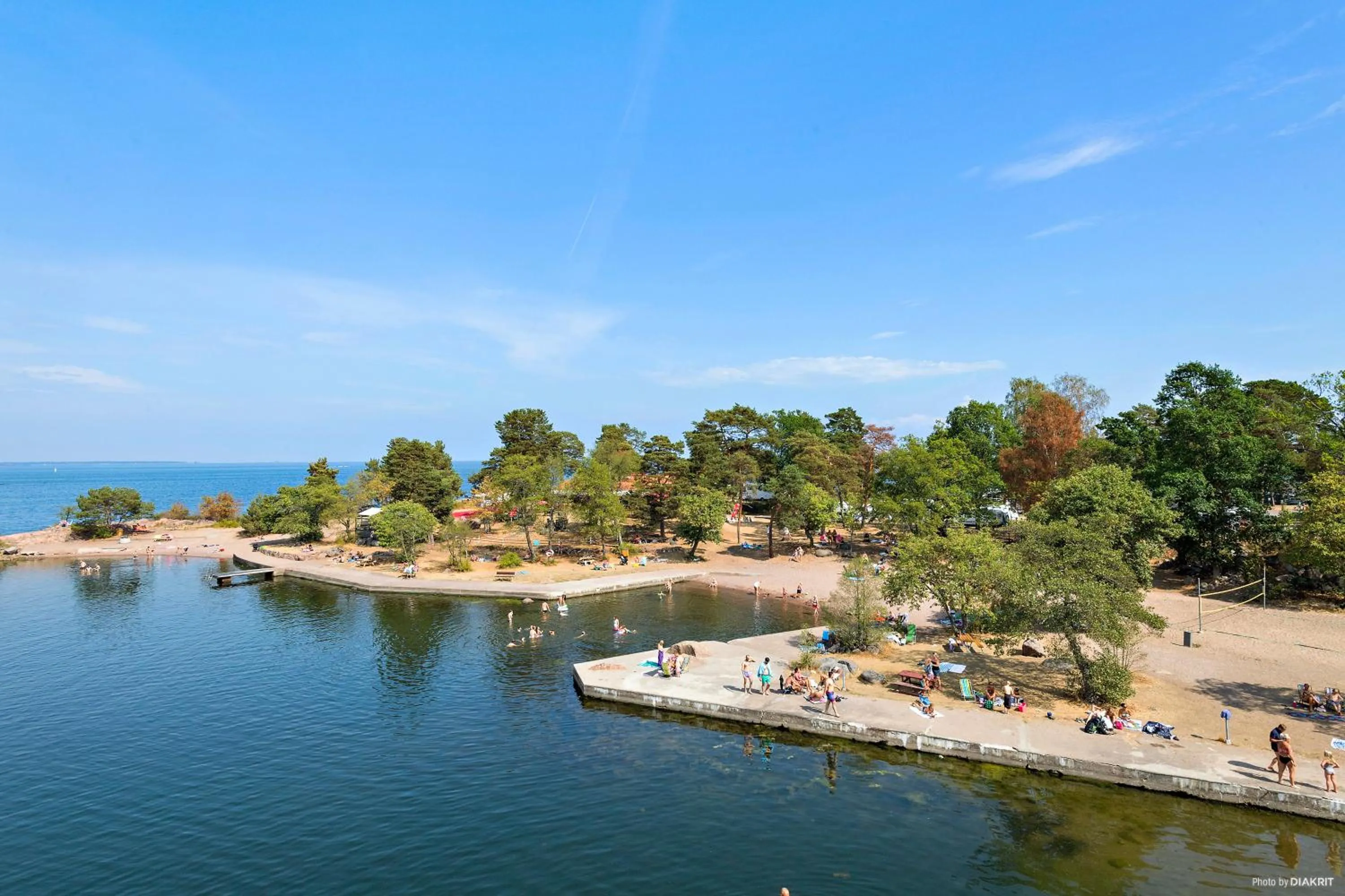 Natural landscape in First Camp Gunnarsö-Oskarshamn