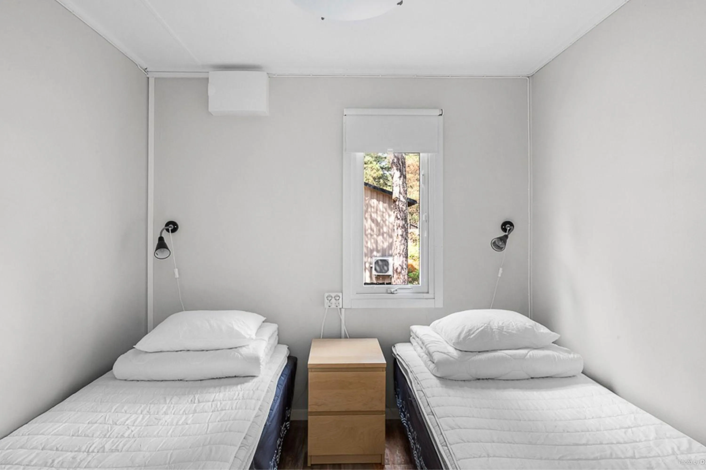 Bedroom, Bed in First Camp Gunnarsö-Oskarshamn