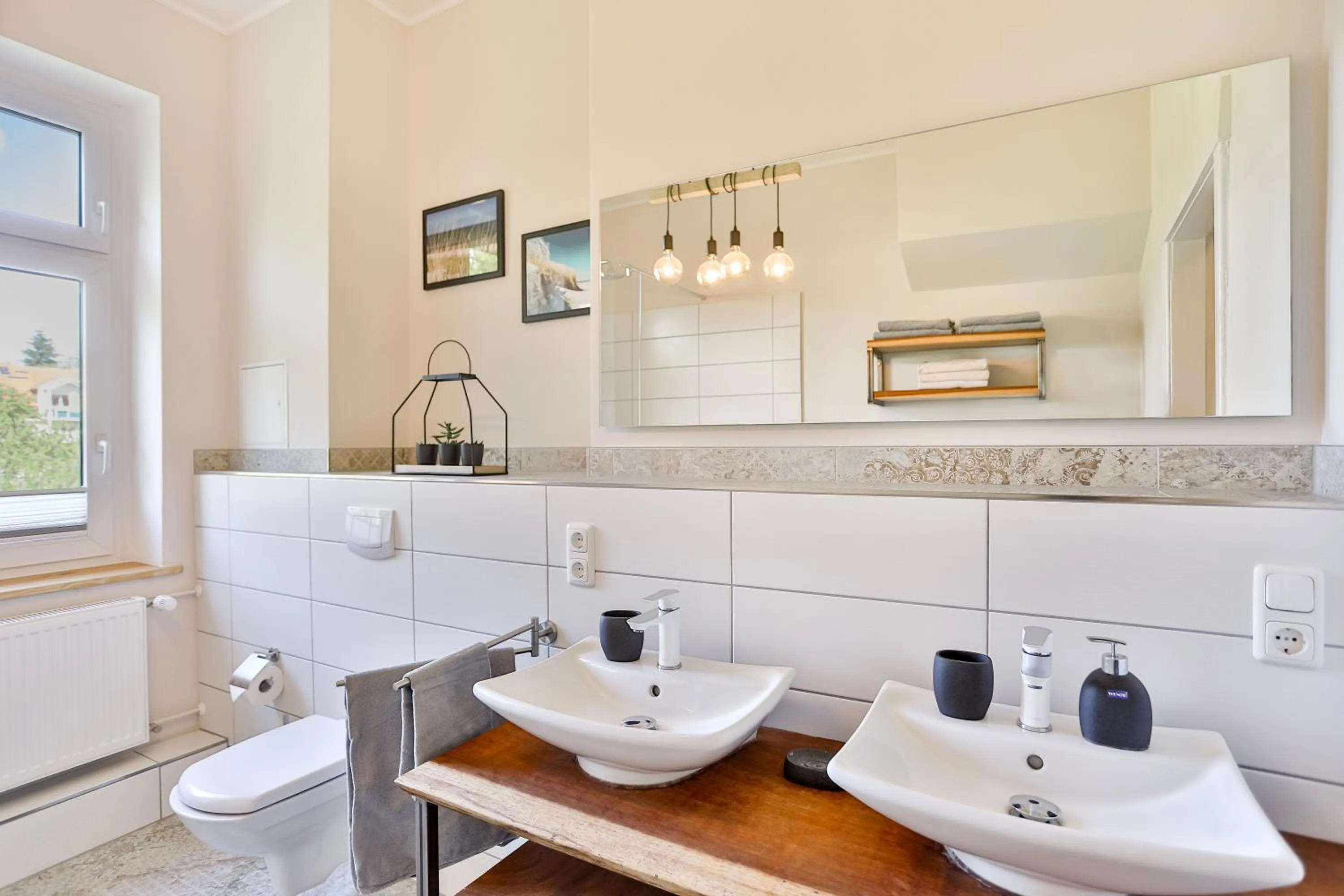 Bathroom in Ferienwohnung an der Brunnenaue