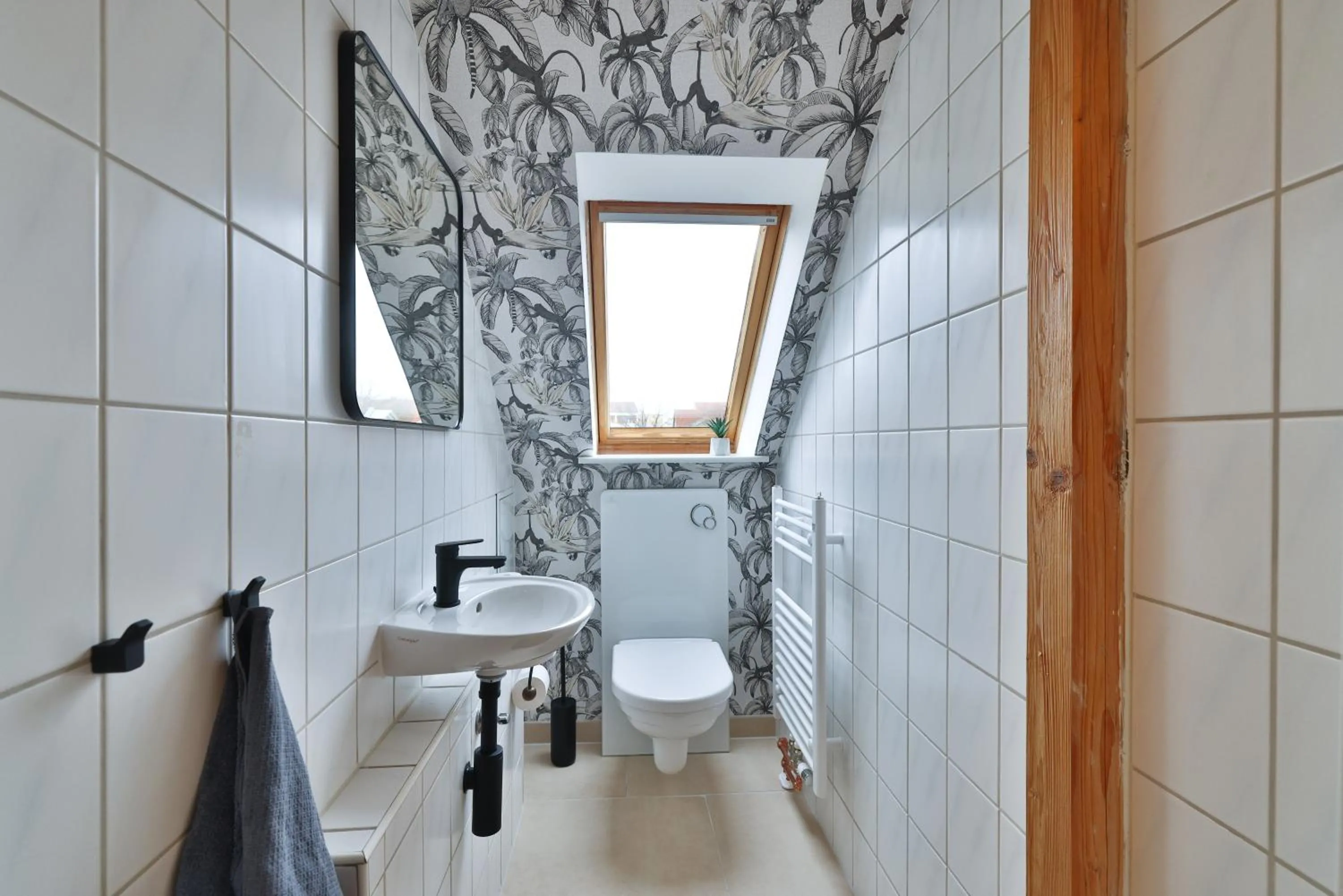 Bathroom in Ferienwohnung an der Brunnenaue