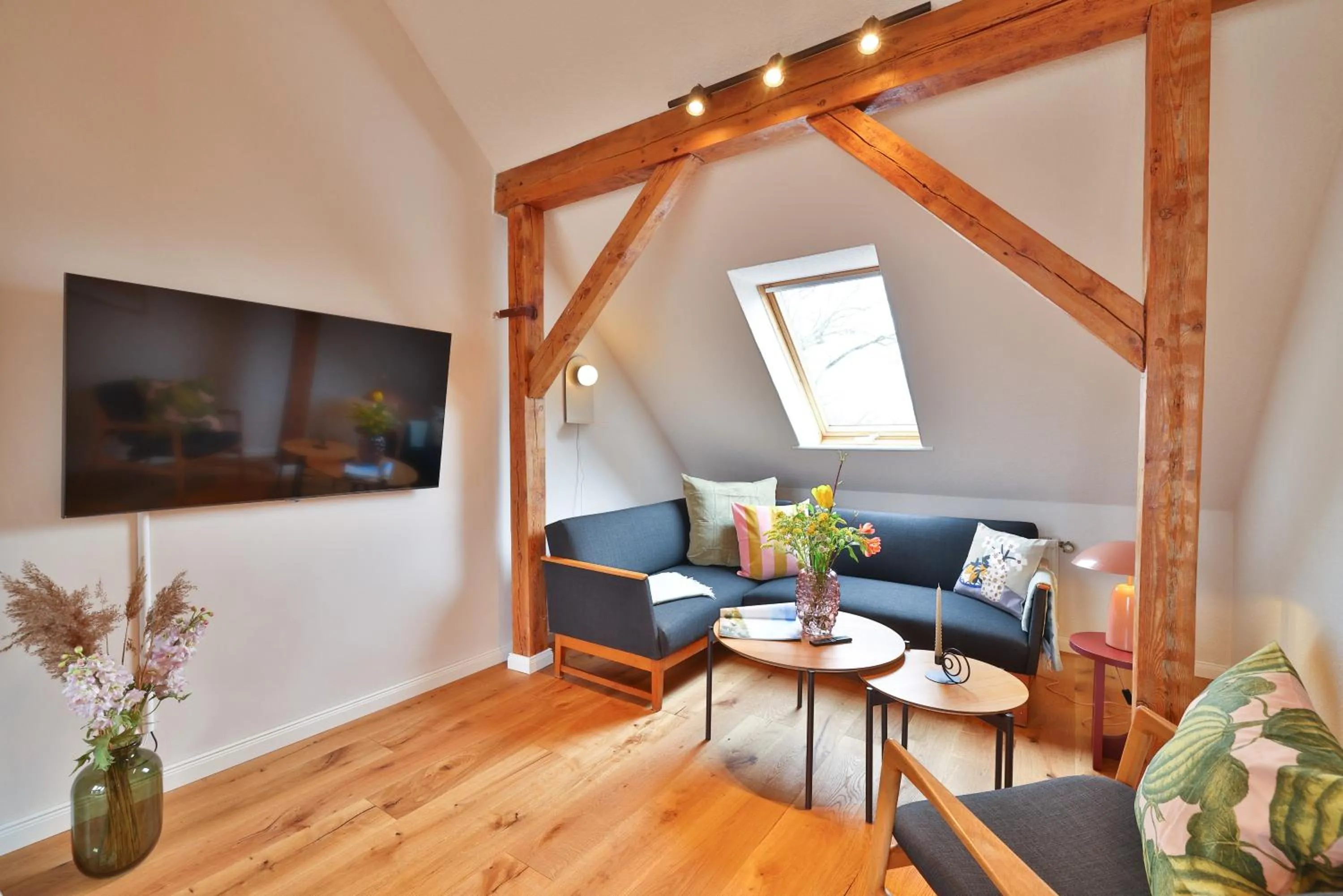 Living room in Ferienwohnung an der Brunnenaue
