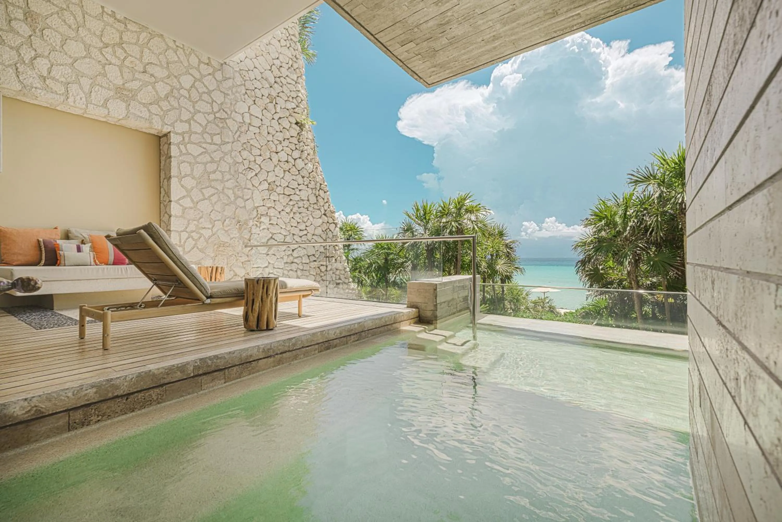 Swimming pool in La Casa de la Playa by Xcaret- All Inclusive Adults Only