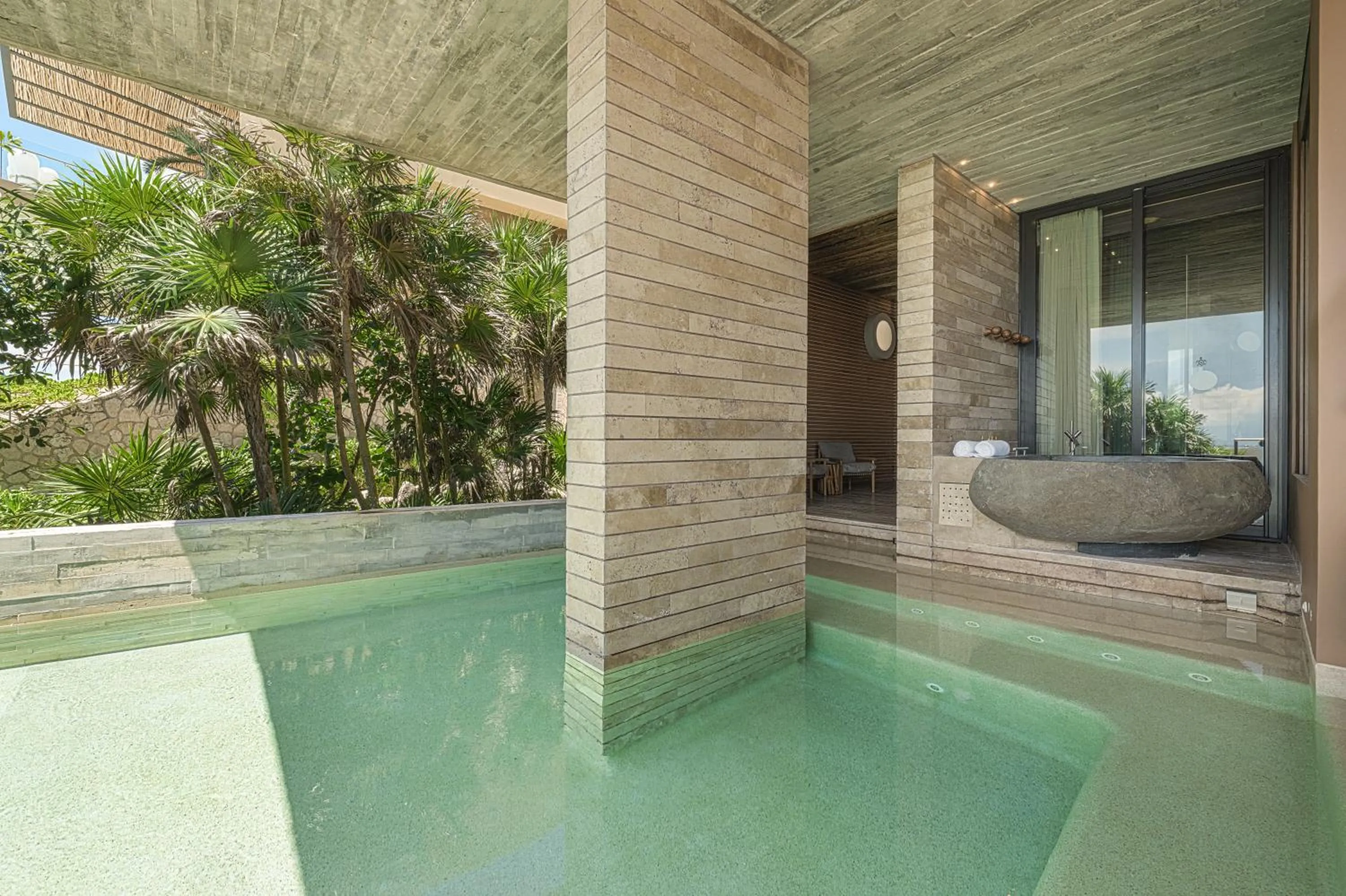 Swimming pool in La Casa de la Playa by Xcaret- All Inclusive Adults Only