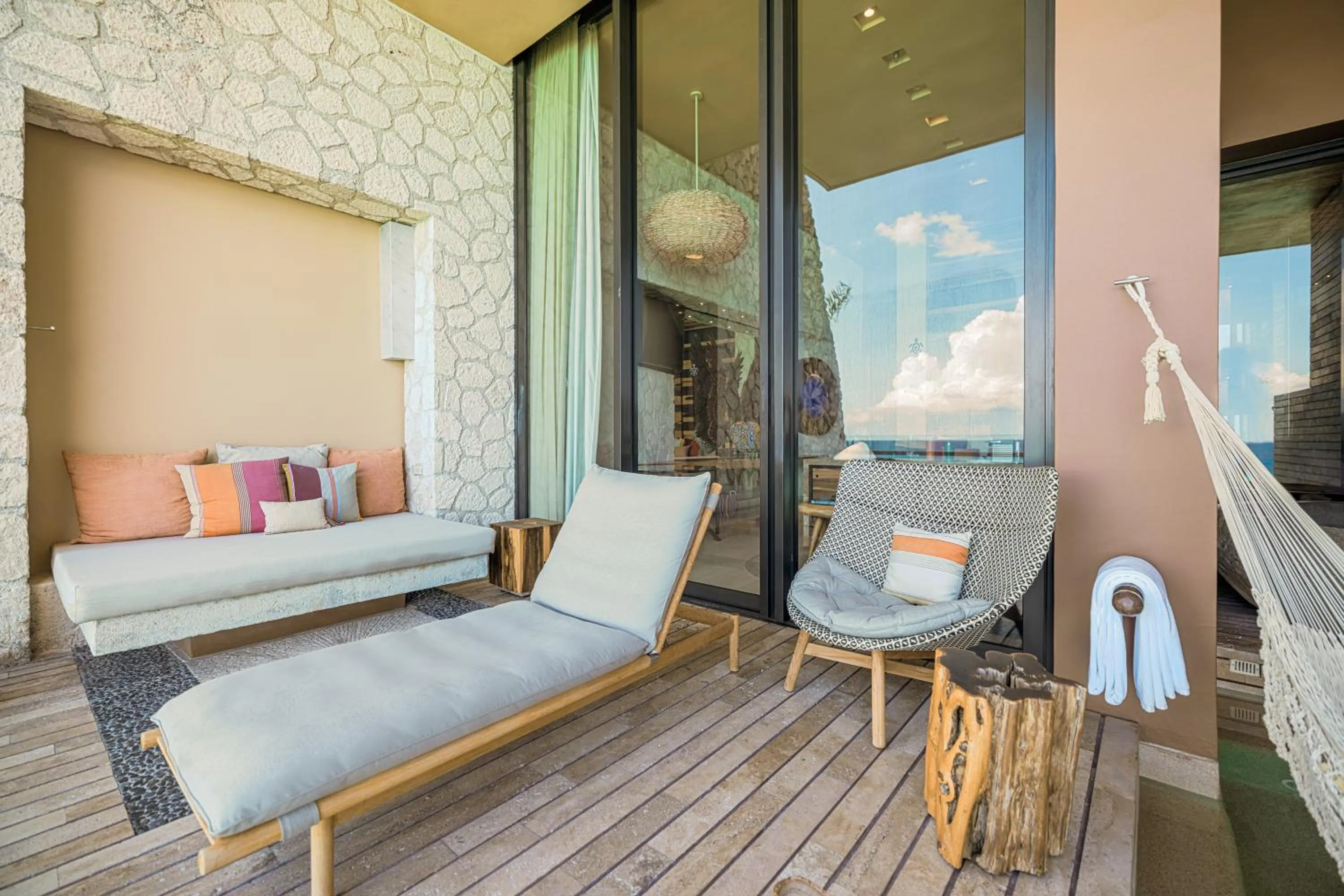 Balcony/Terrace in La Casa de la Playa by Xcaret- All Inclusive Adults Only