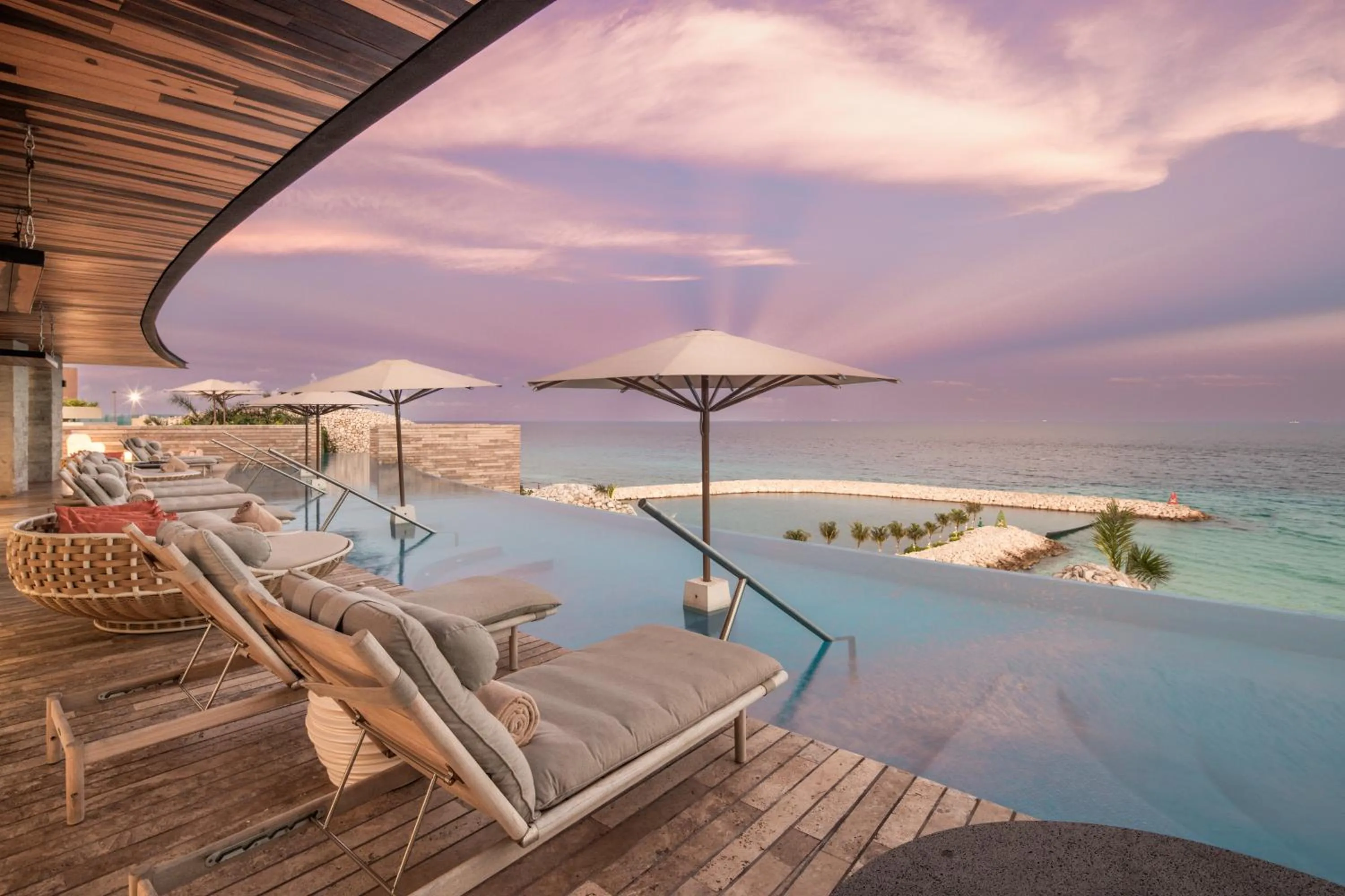 Balcony/Terrace in La Casa de la Playa by Xcaret- All Inclusive Adults Only