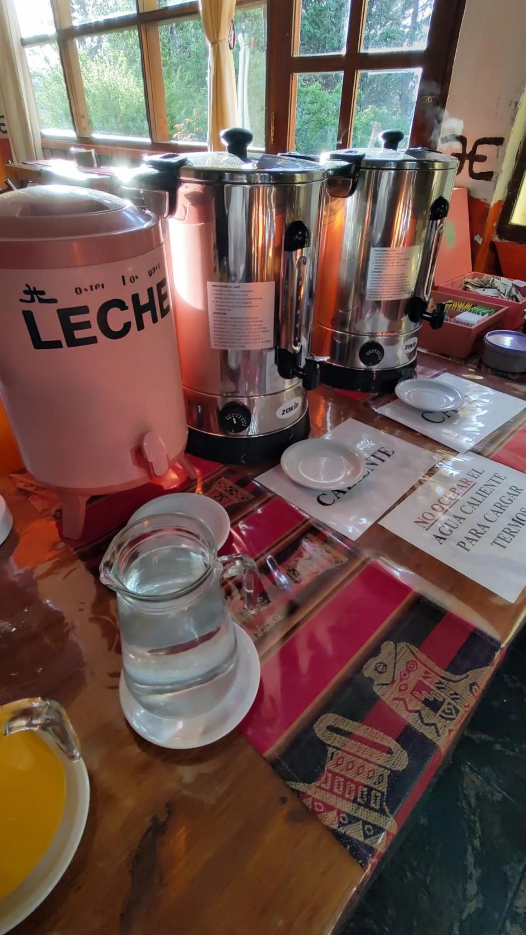 Breakfast in Hosteria Los Cuartos