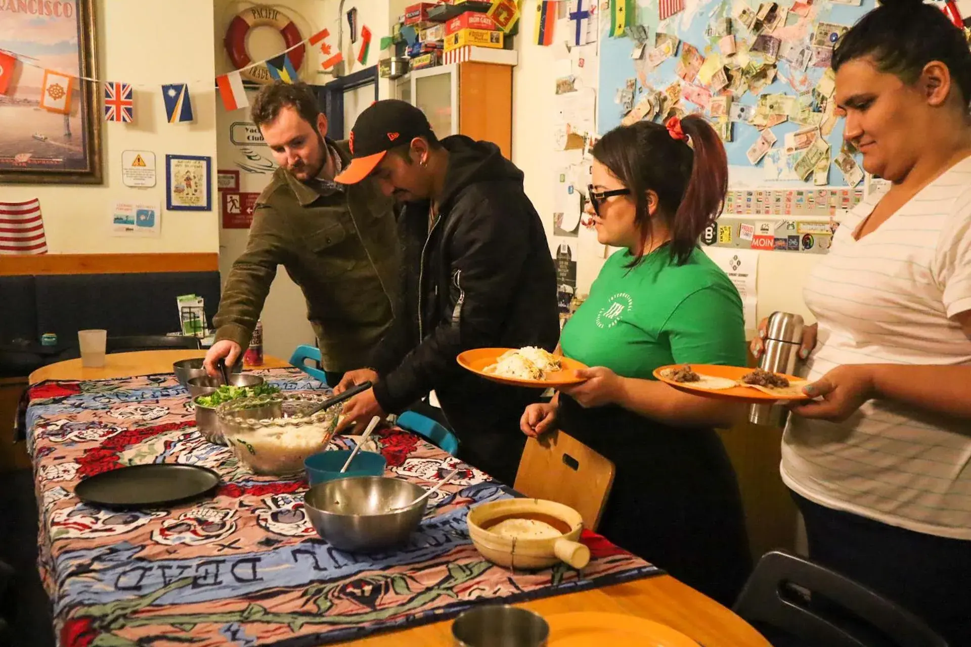 Food and drinks in ITH San Francisco Pacific Tradewinds Backpacker Hostel Food and drinks in ITH San Francisco Pacific Tradewinds Backpacker Hostel