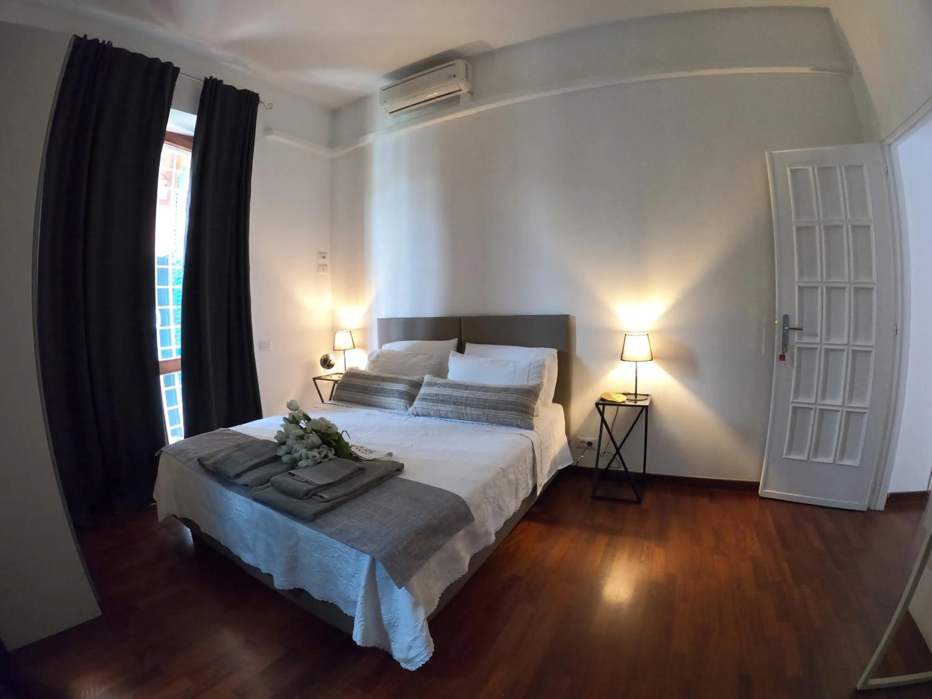 Photo of the whole room, Bed in EMI's Guest House