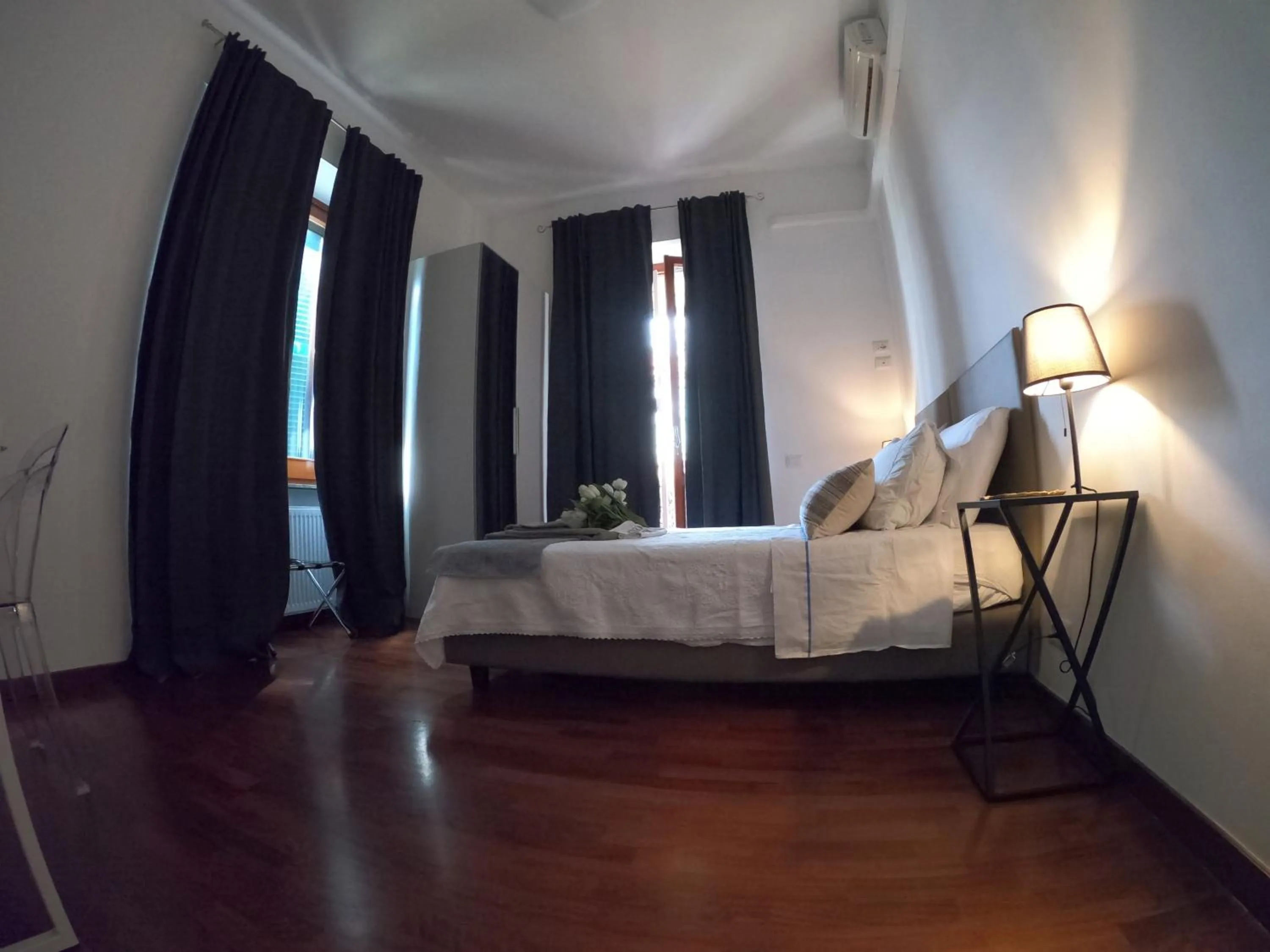 Photo of the whole room, Bed in EMI's Guest House