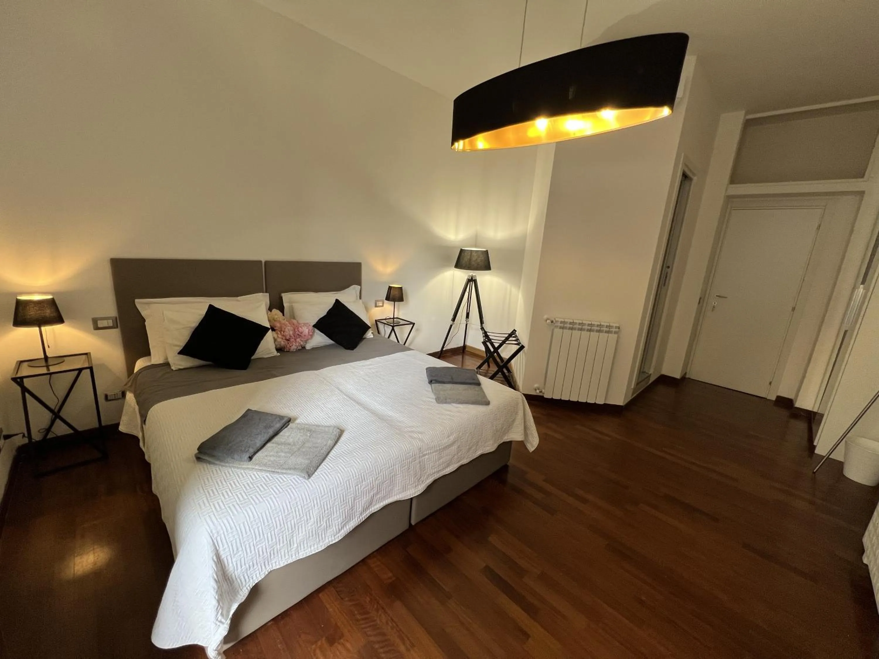 Bed in EMI's Guest House