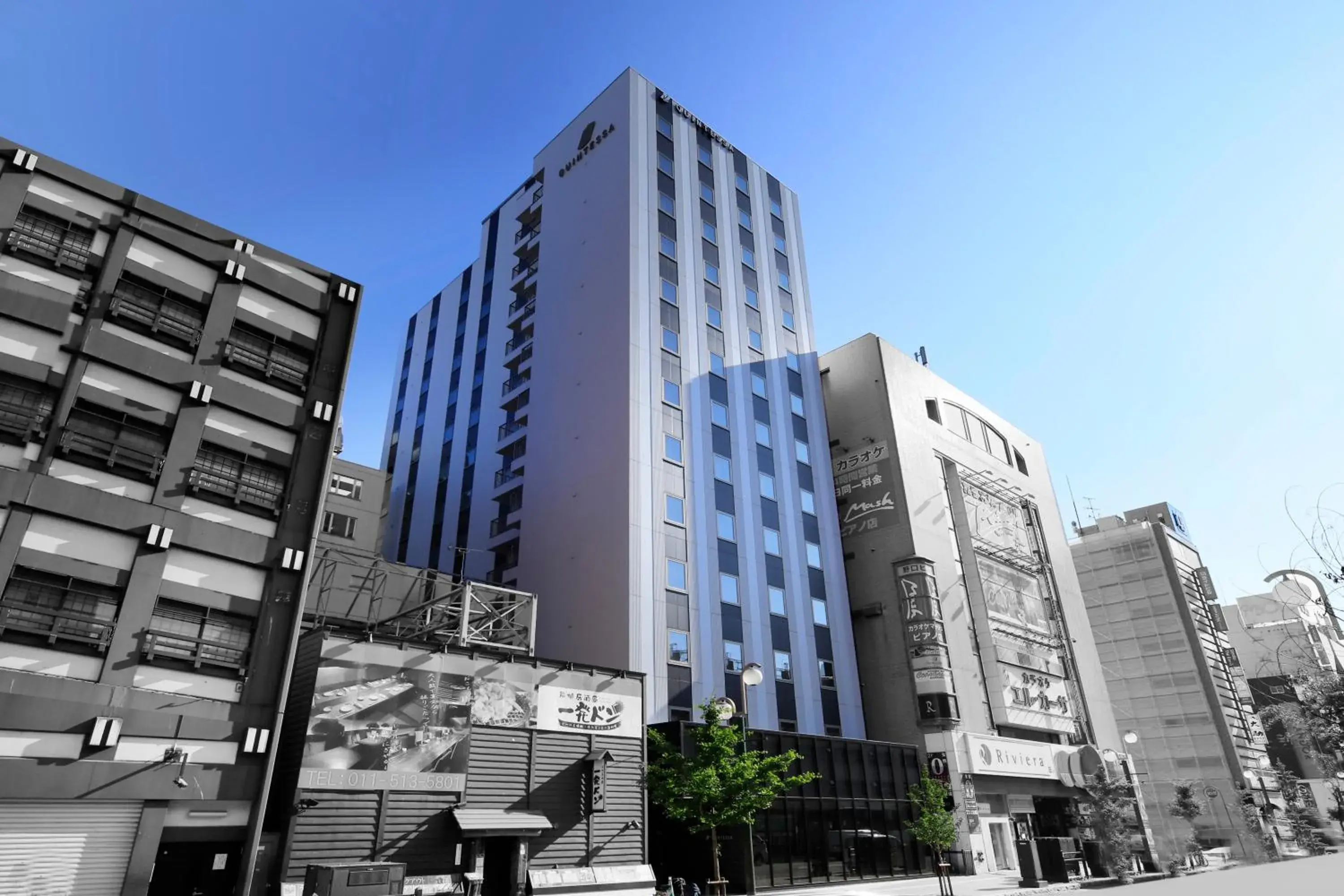Property building in Quintessa Hotel Sapporo Susukino Property building in Quintessa Hotel Sapporo Susukino