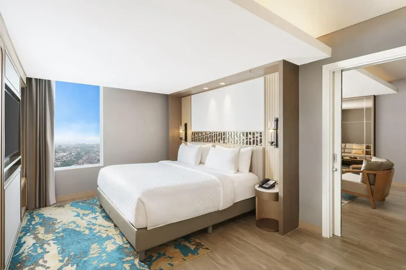 View (from property/room), Bed in Swiss-Belhotel Solo View (from property/room), Bed in Swiss-Belhotel Solo