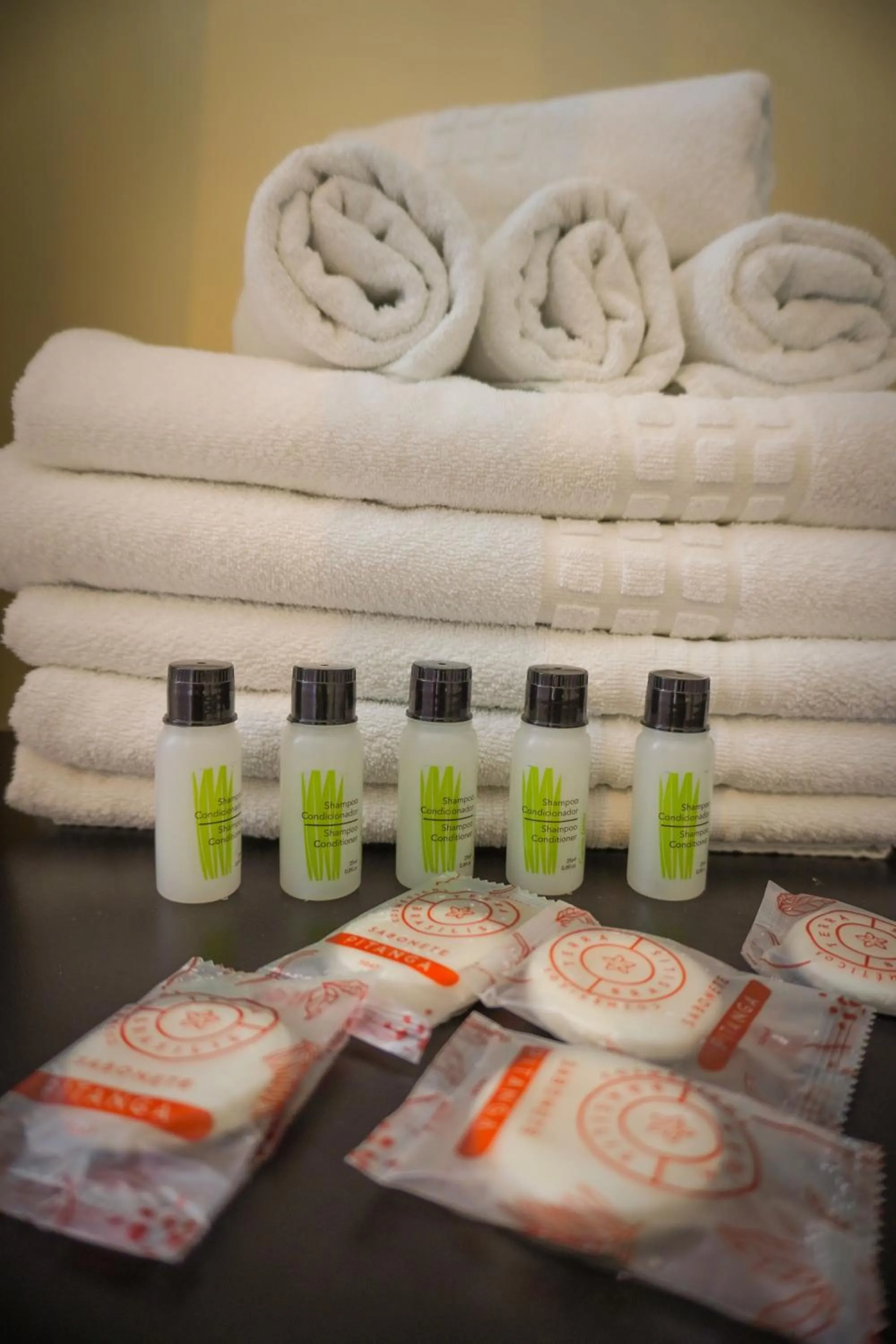 towels, Bed in Pousada UpSerra