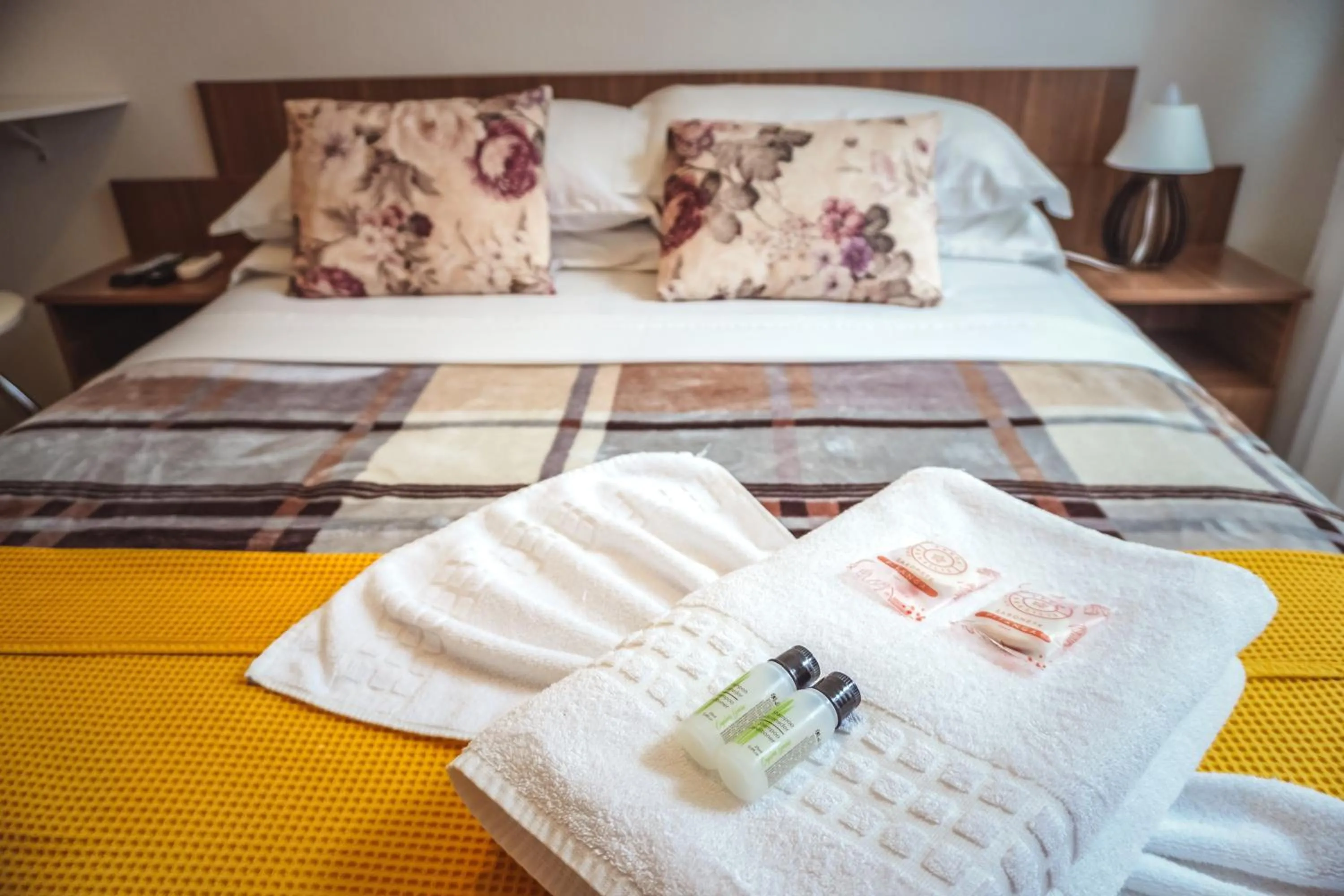 towels, Bed in Pousada UpSerra