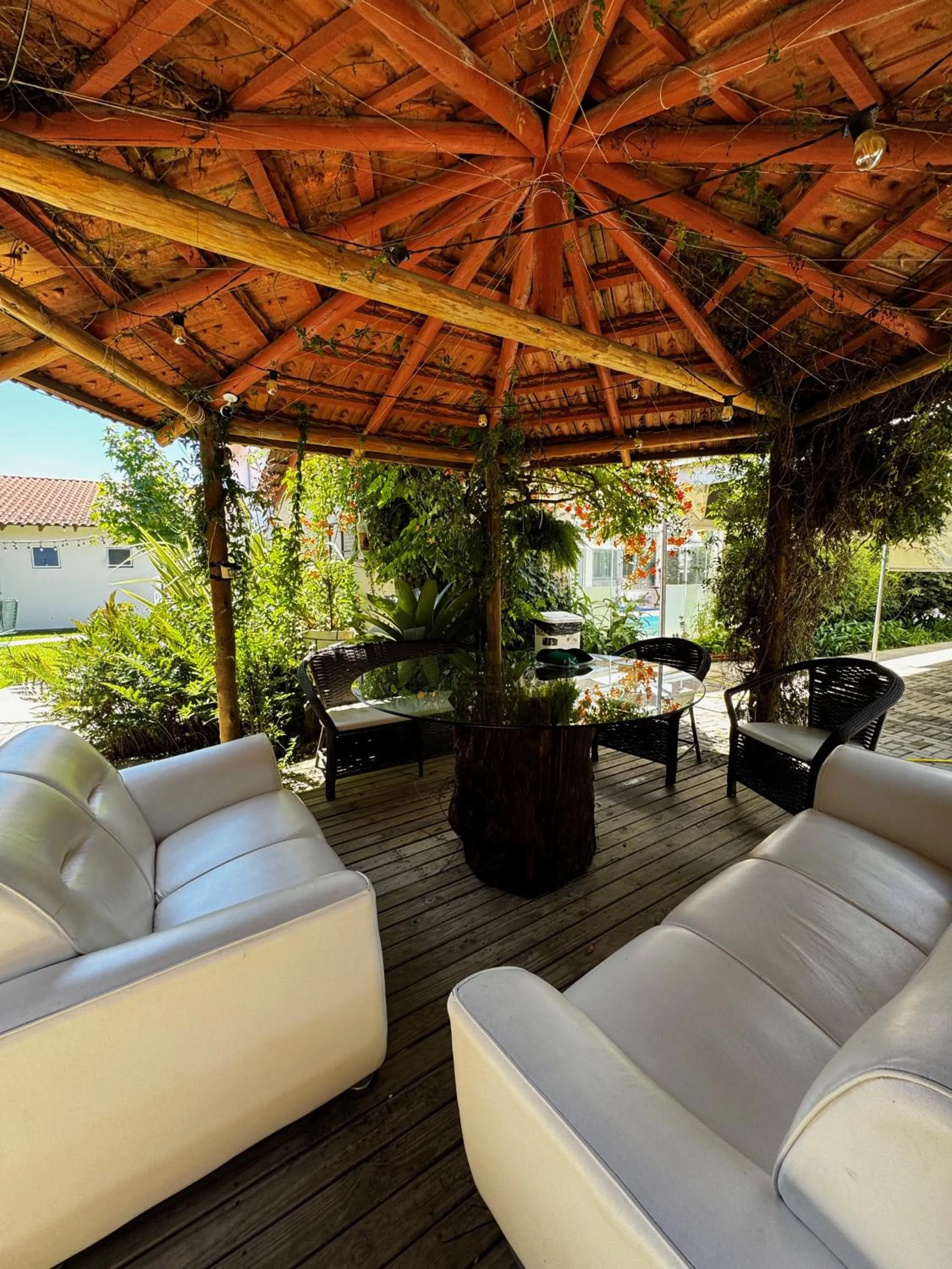 Patio in Pousada UpSerra